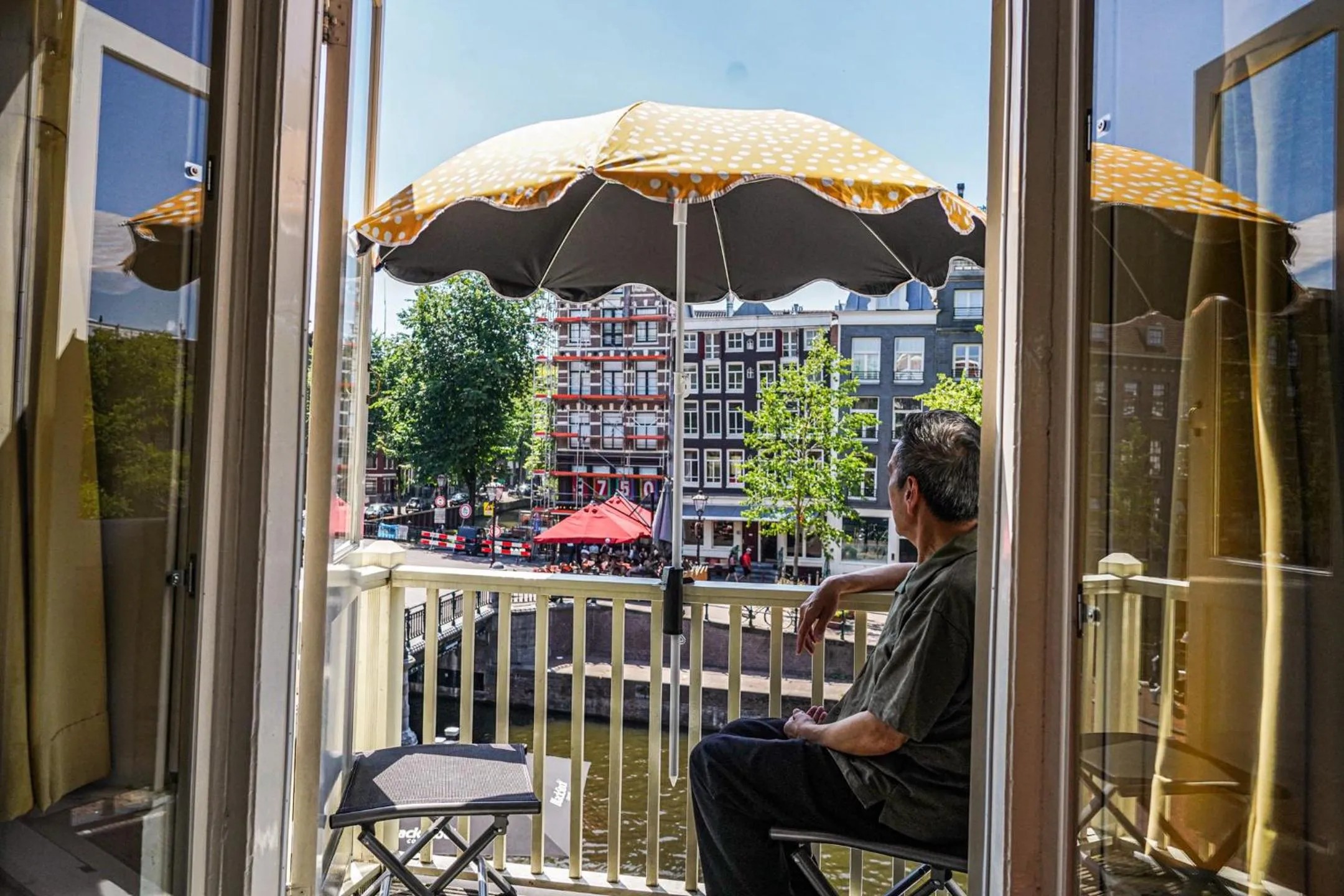 View (from property/room) in The Balcony at Prinsen Canal apartment Amsterdam