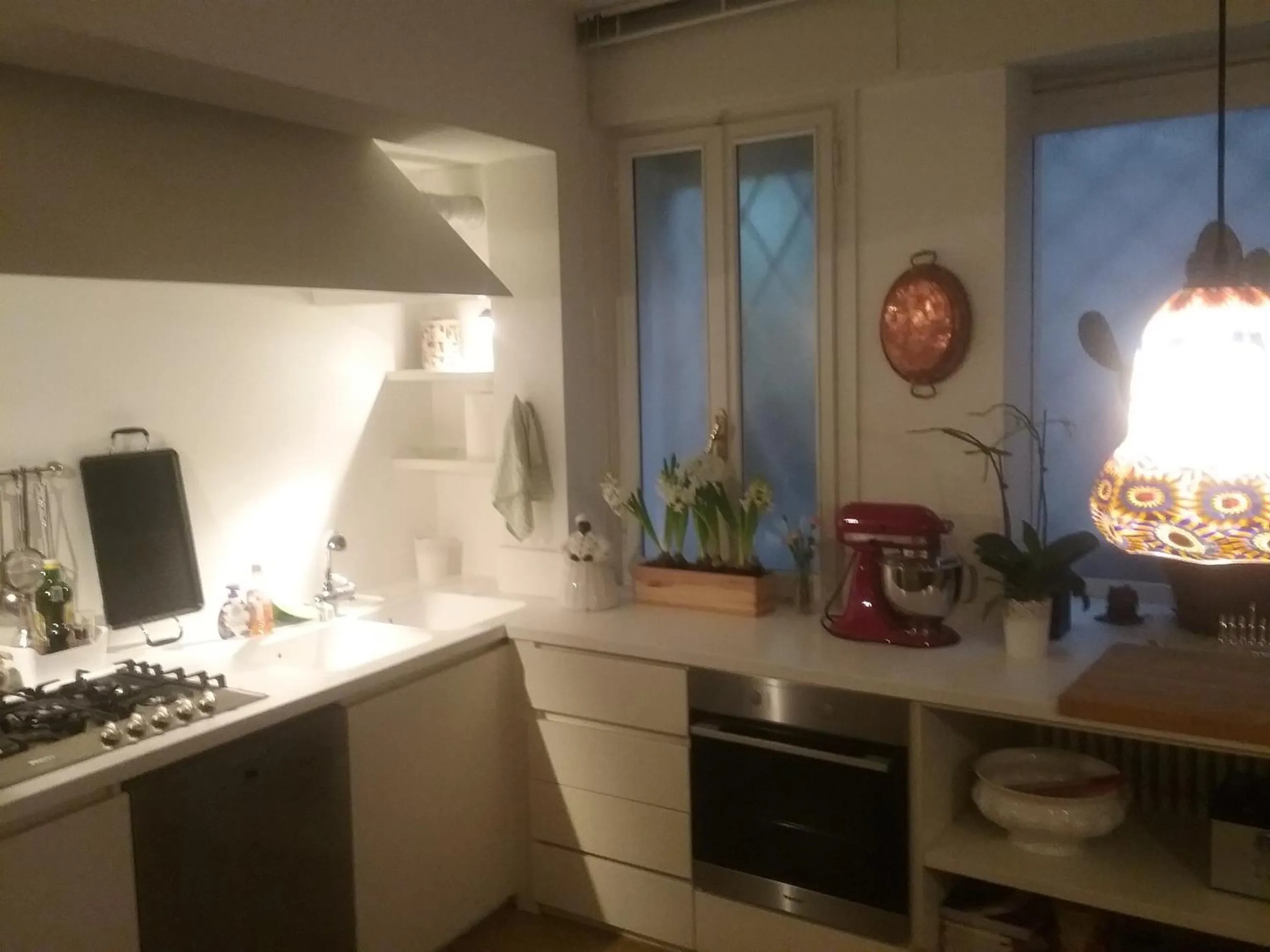 Kitchen or kitchenette in B&B Barberia