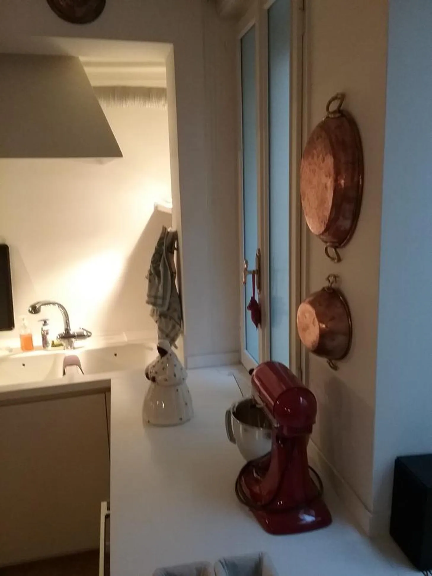 Kitchen or kitchenette in B&B Barberia