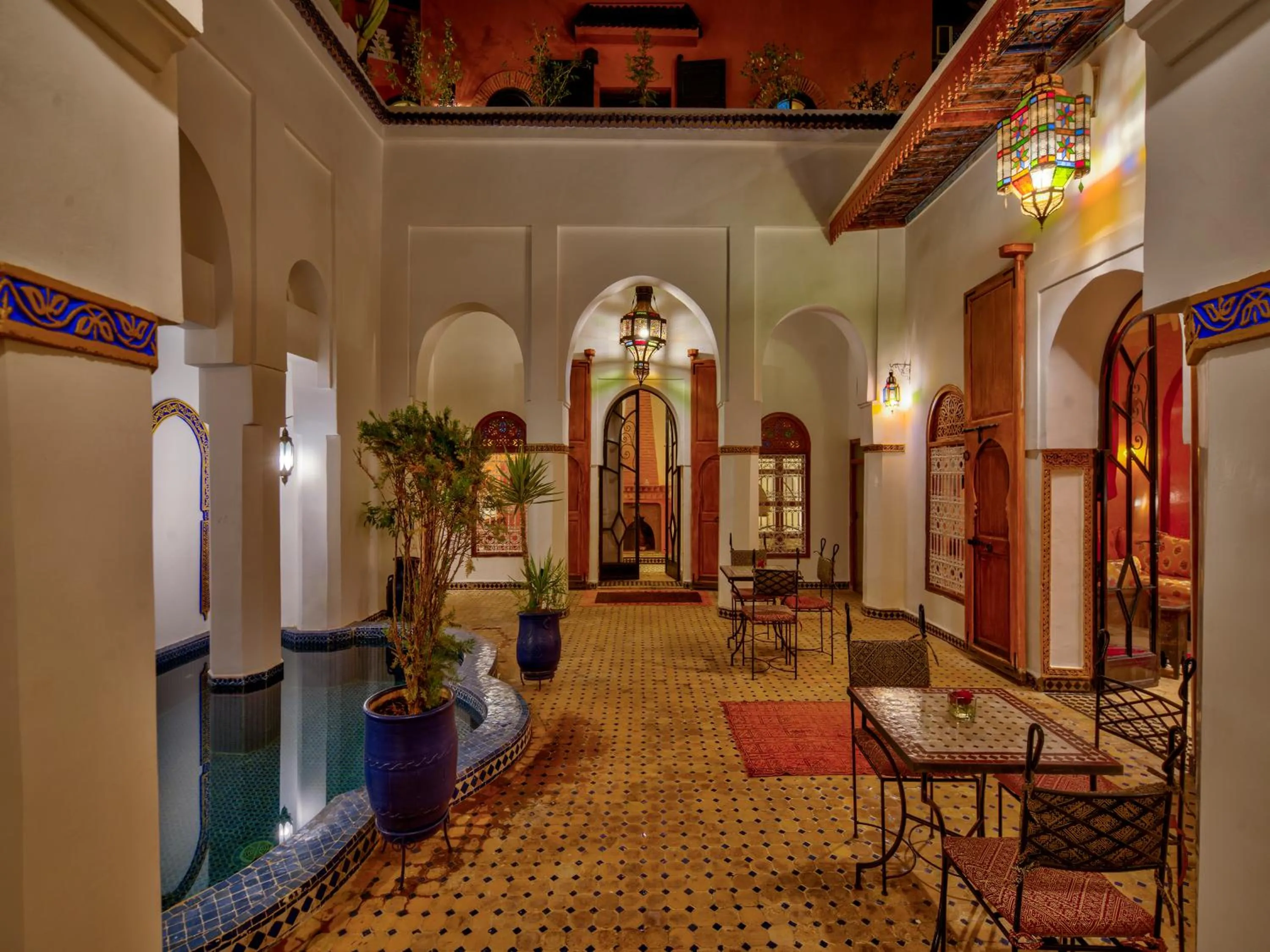 Swimming pool in Palais Tinmel Marrakech