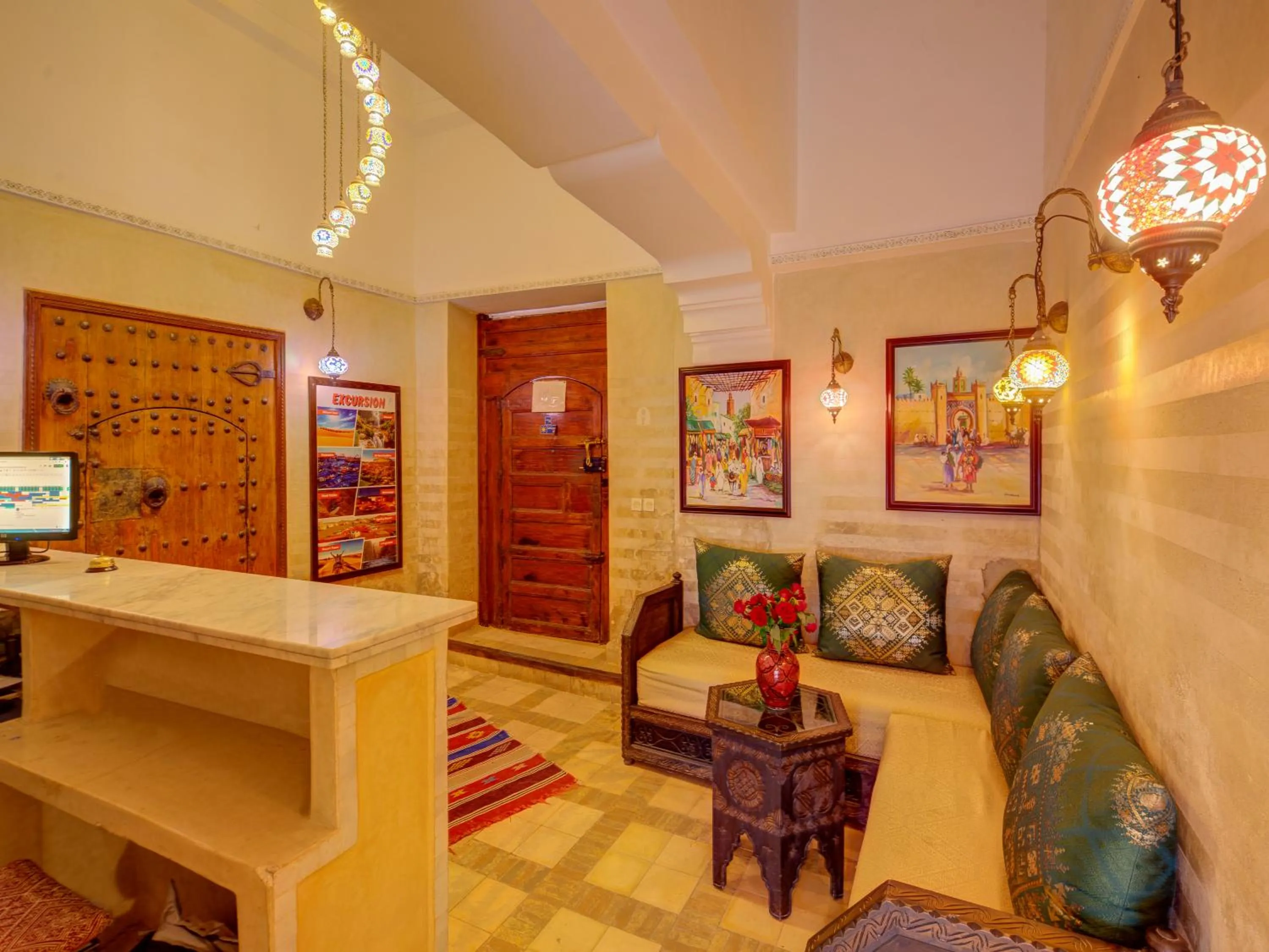 Lobby or reception in Palais Tinmel Marrakech