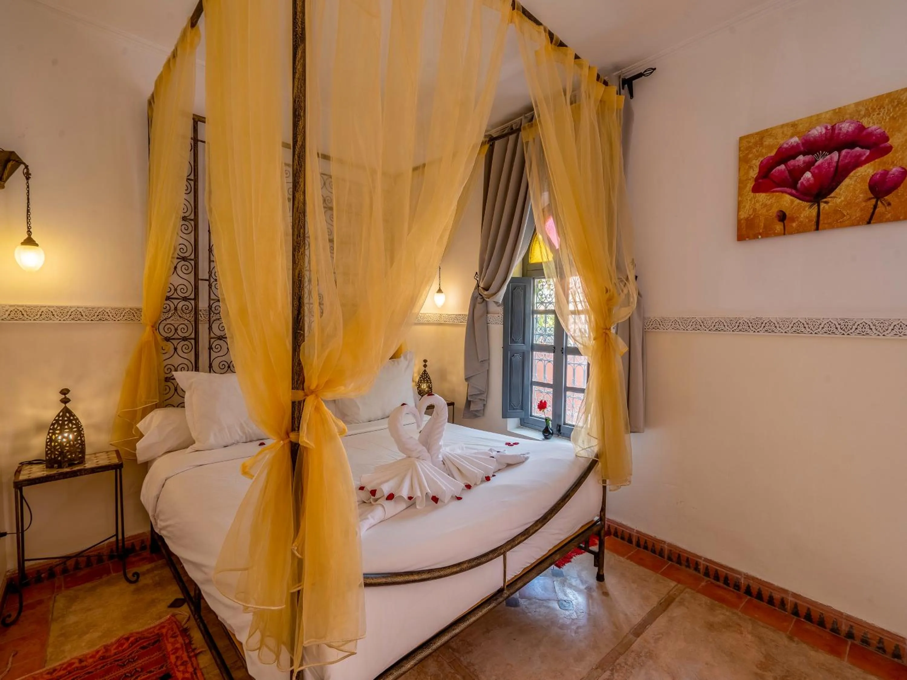 Bedroom, Bed in Palais Tinmel Marrakech