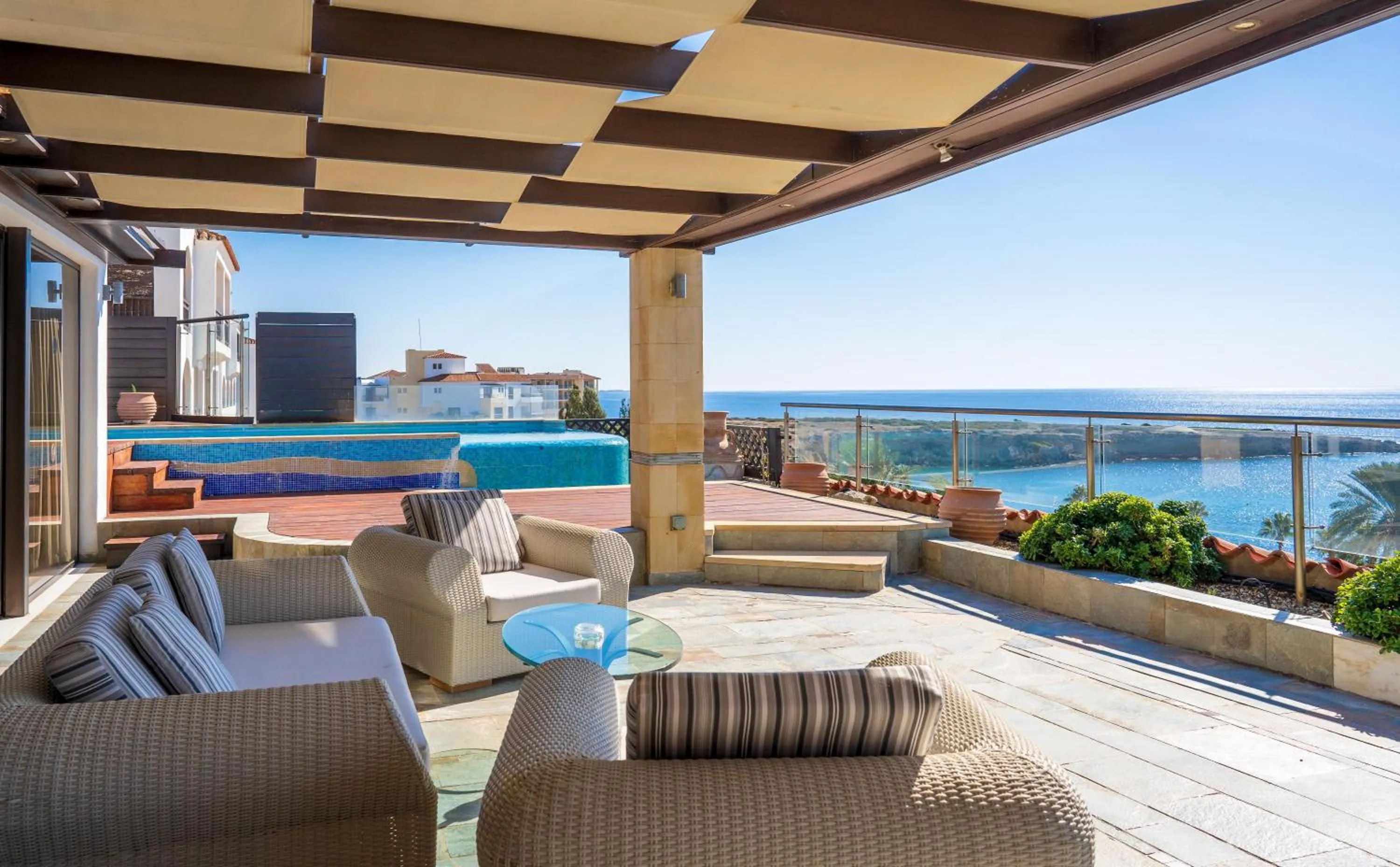 Balcony/Terrace in Coral Beach Hotel & Resort Cyprus