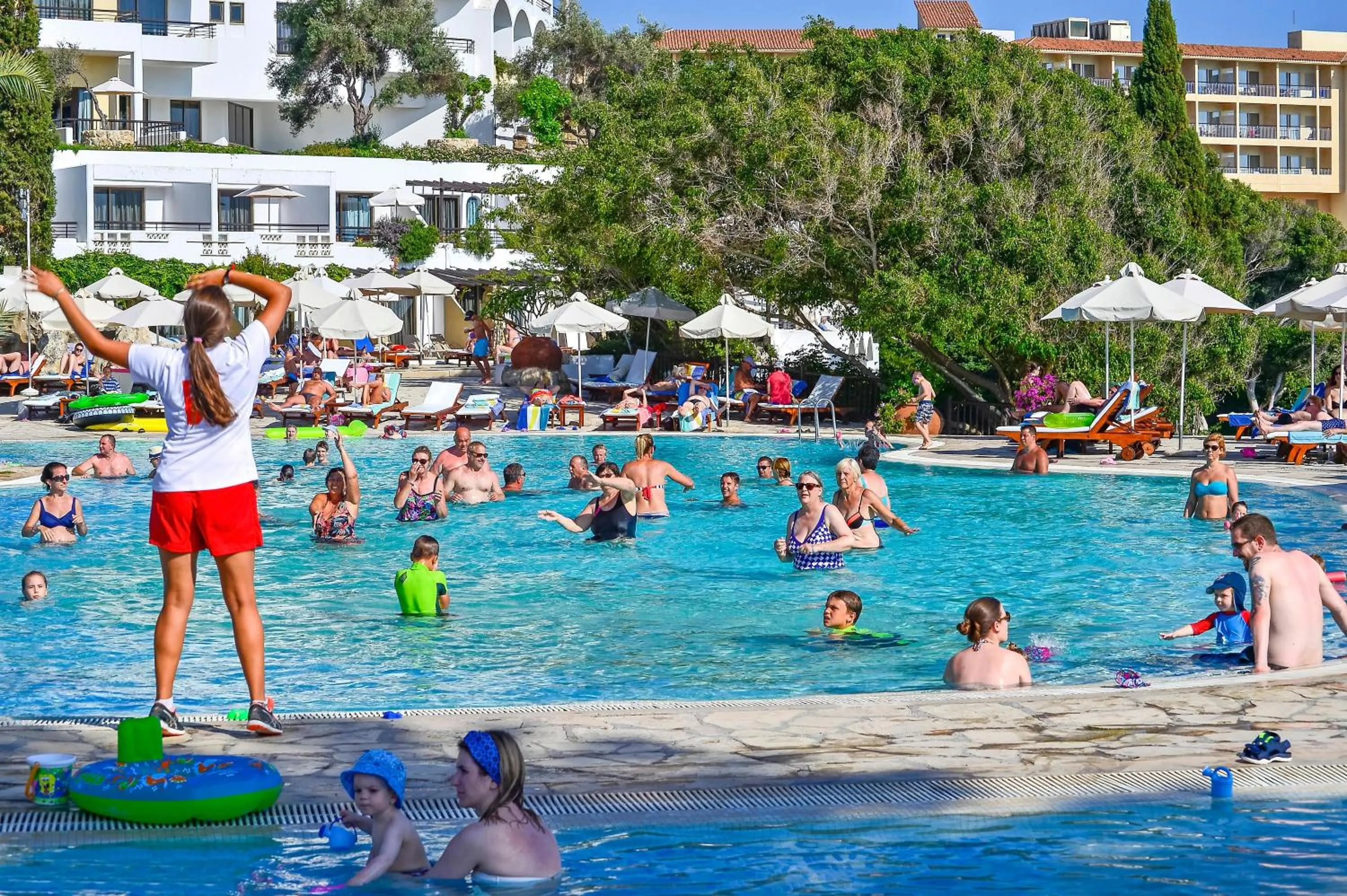 Swimming pool in Coral Beach Hotel & Resort Cyprus