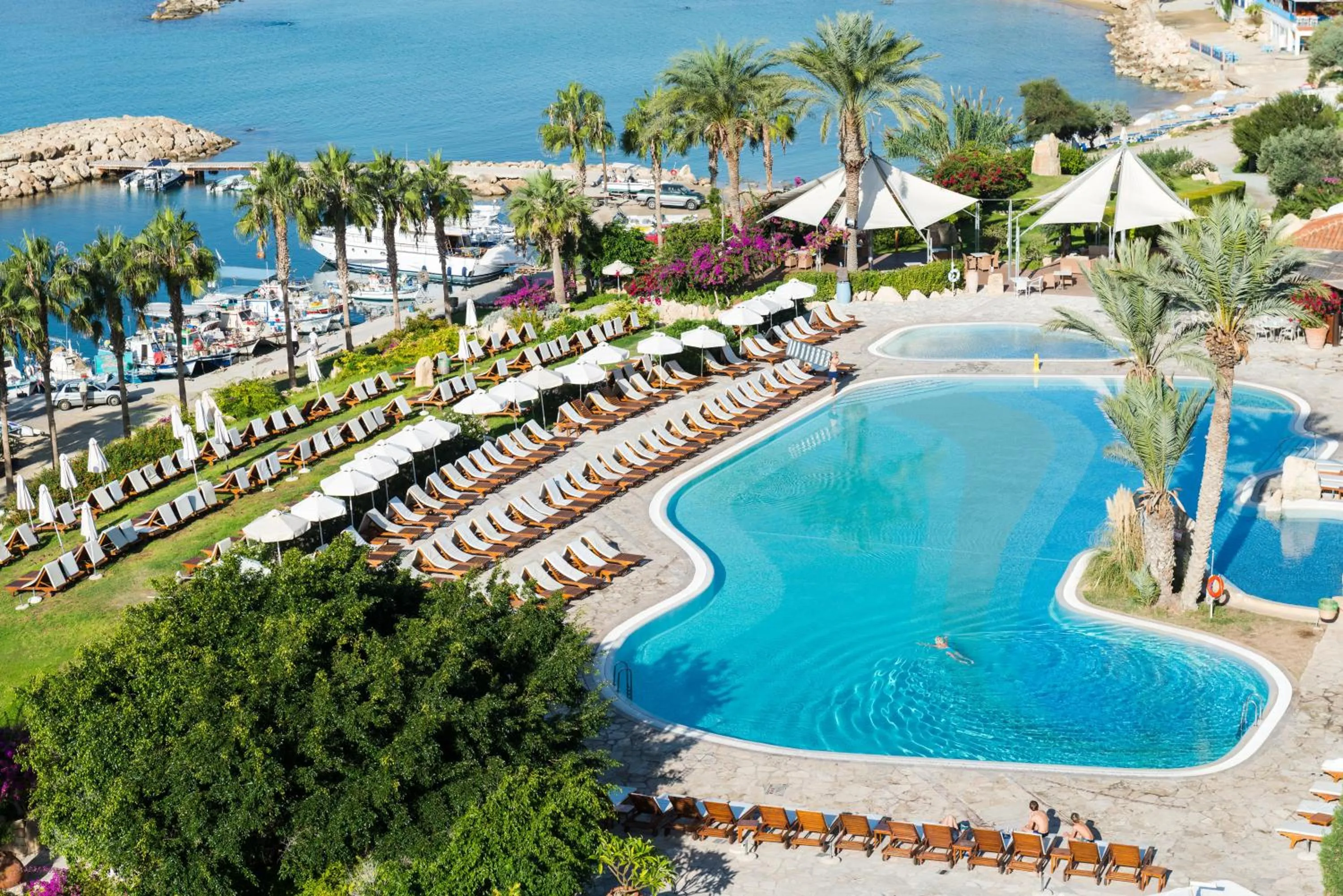 Swimming pool in Coral Beach Hotel & Resort Cyprus