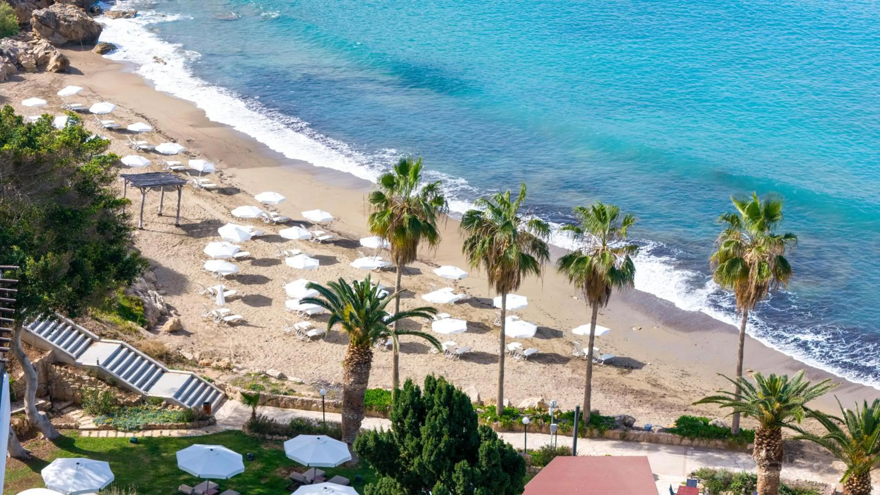 Beach in Coral Beach Hotel & Resort Cyprus
