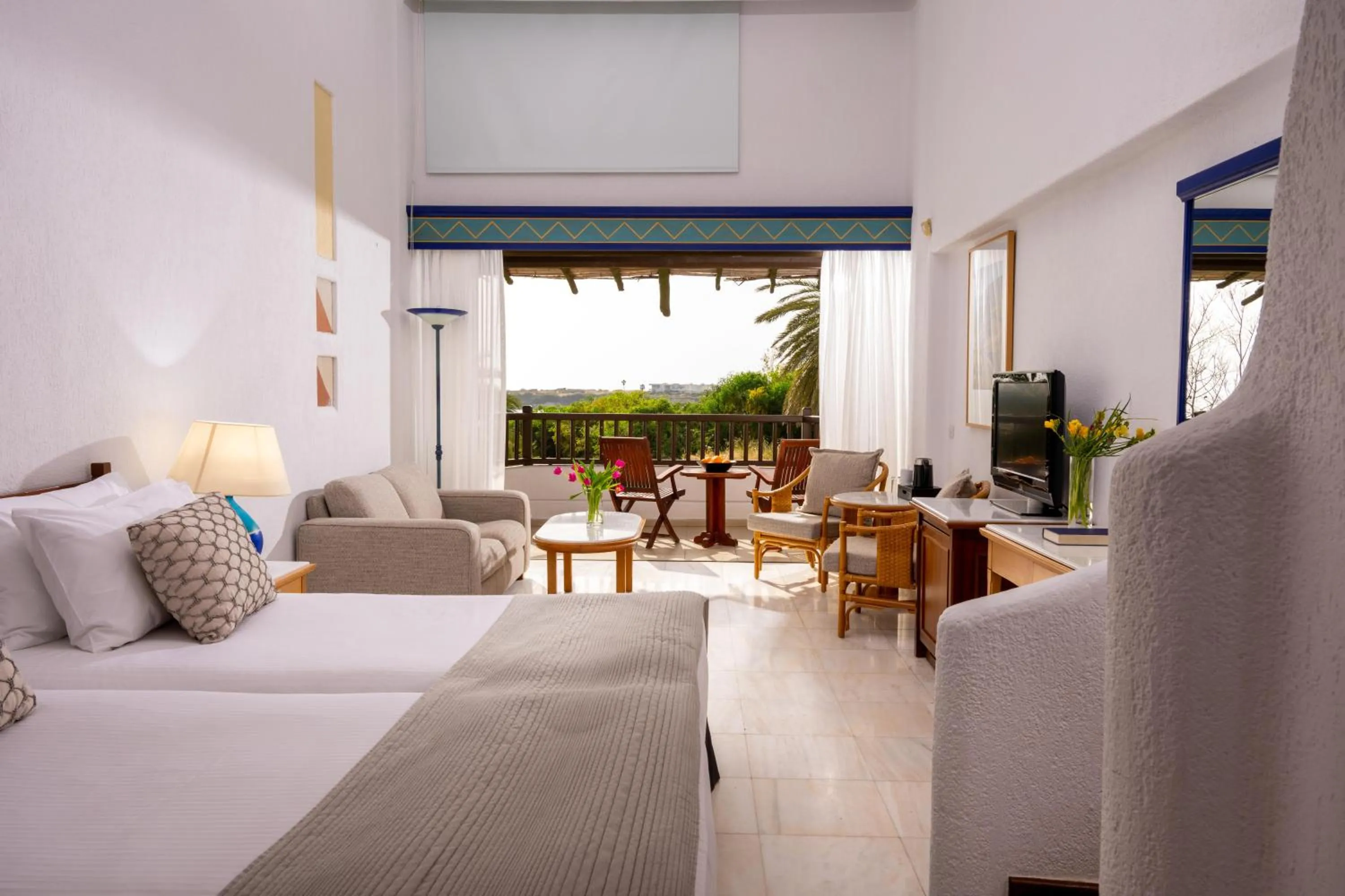 Photo of the whole room, Bed in Coral Beach Hotel & Resort Cyprus
