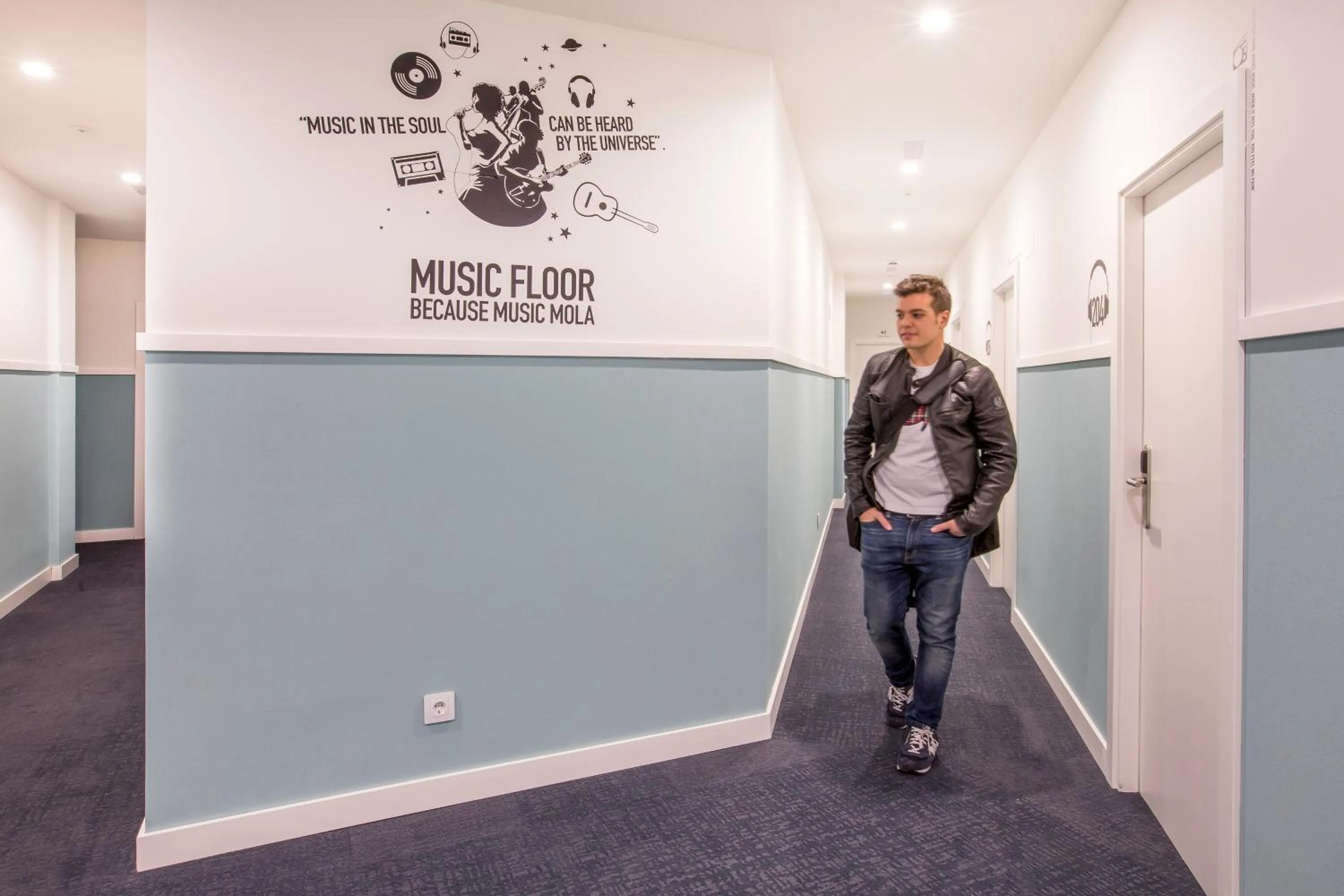 People in Mola Hostel