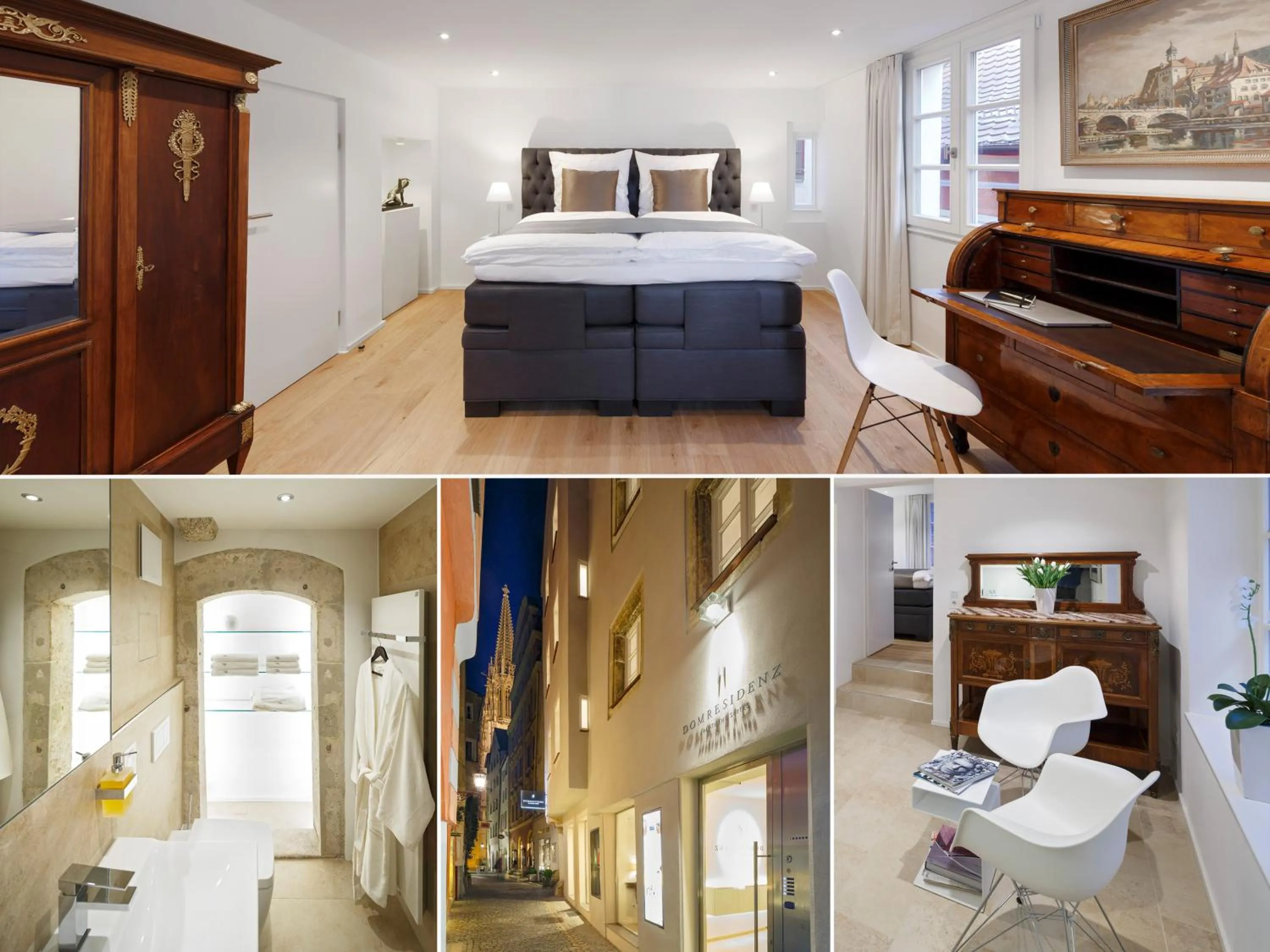 Property building, Bed in Domresidenz Regensburg