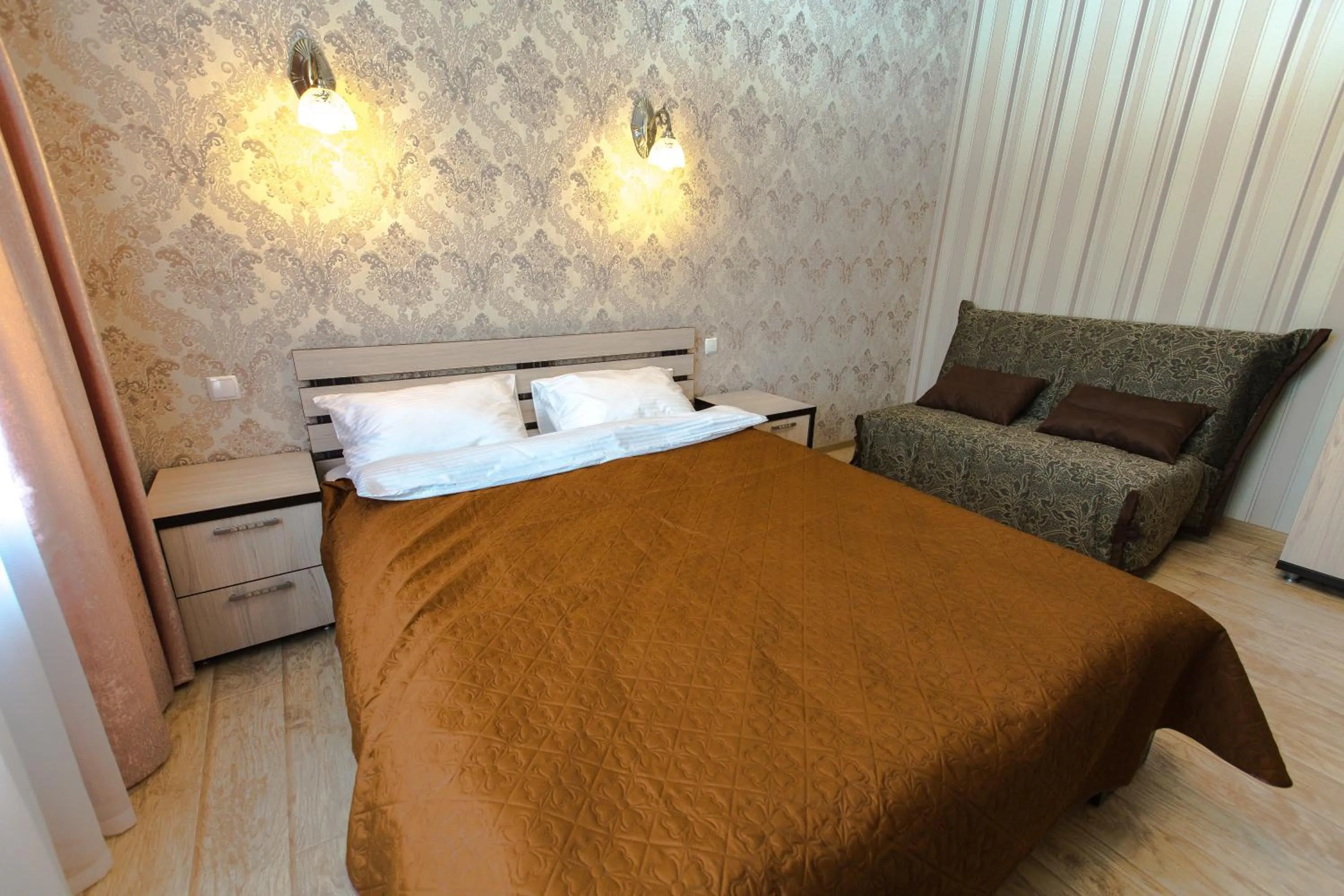 Bed in Hotel Hizhina