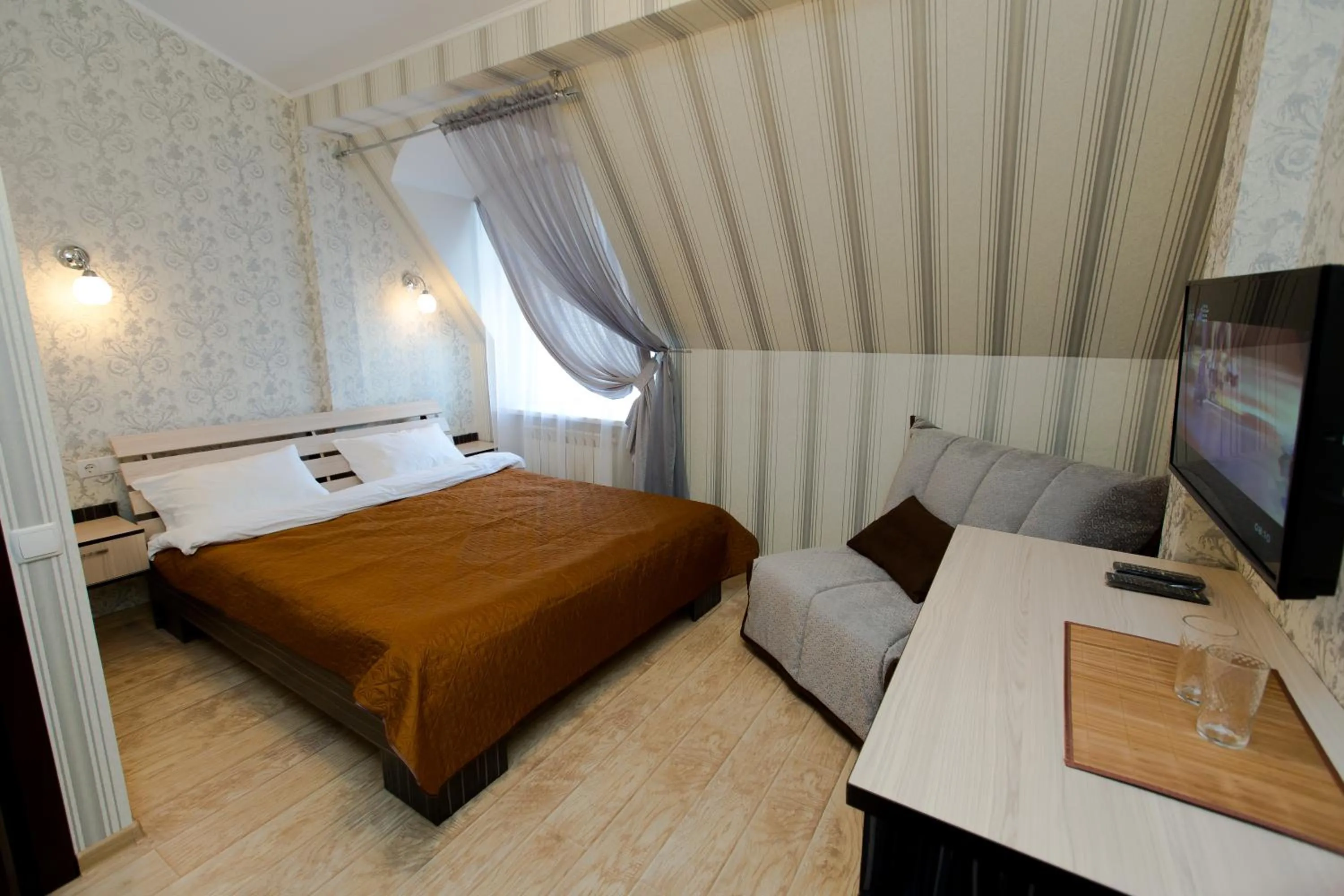 Bed in Hotel Hizhina