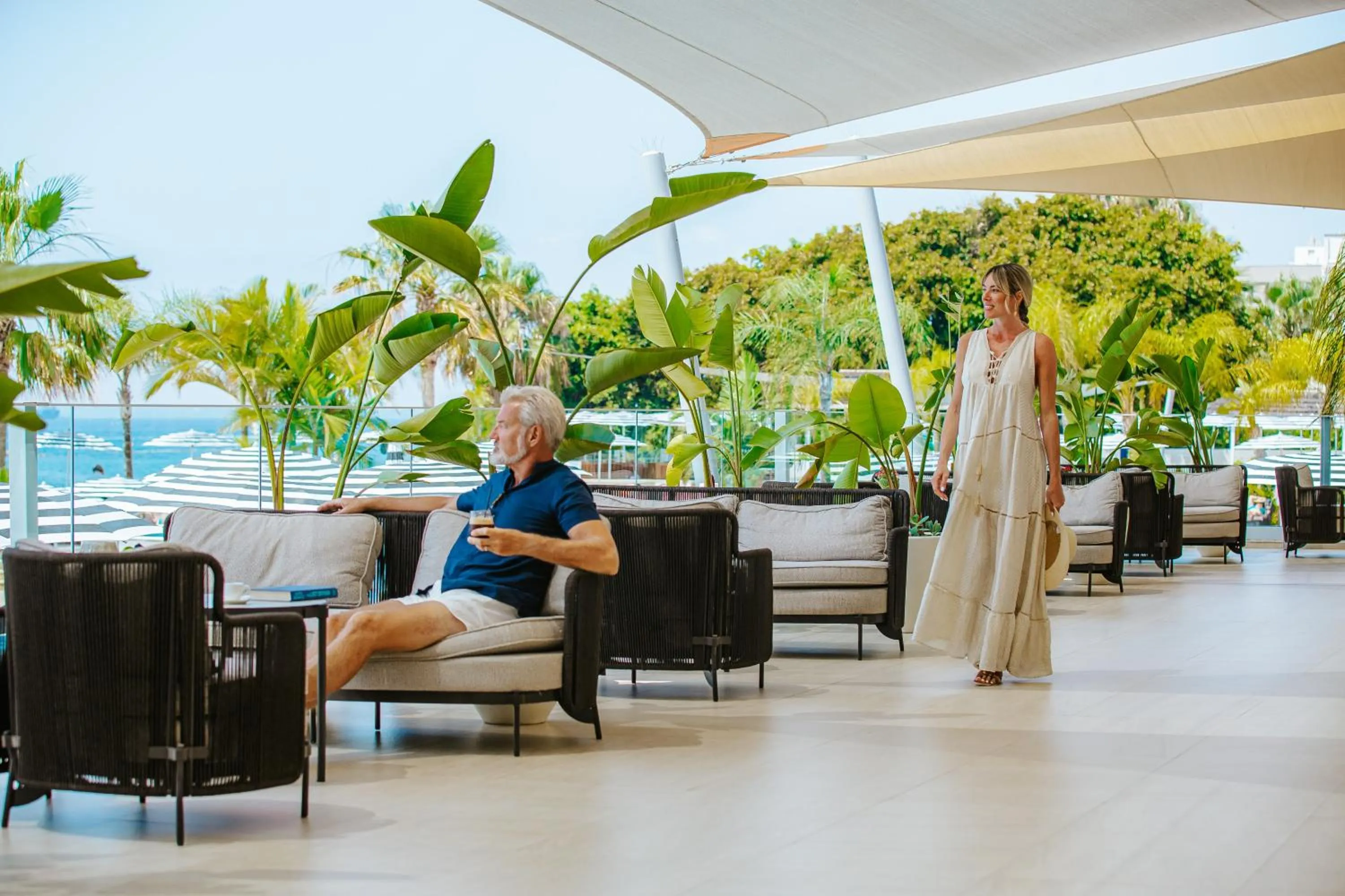 Lounge or bar in Royal Apollonia by Louis Hotels