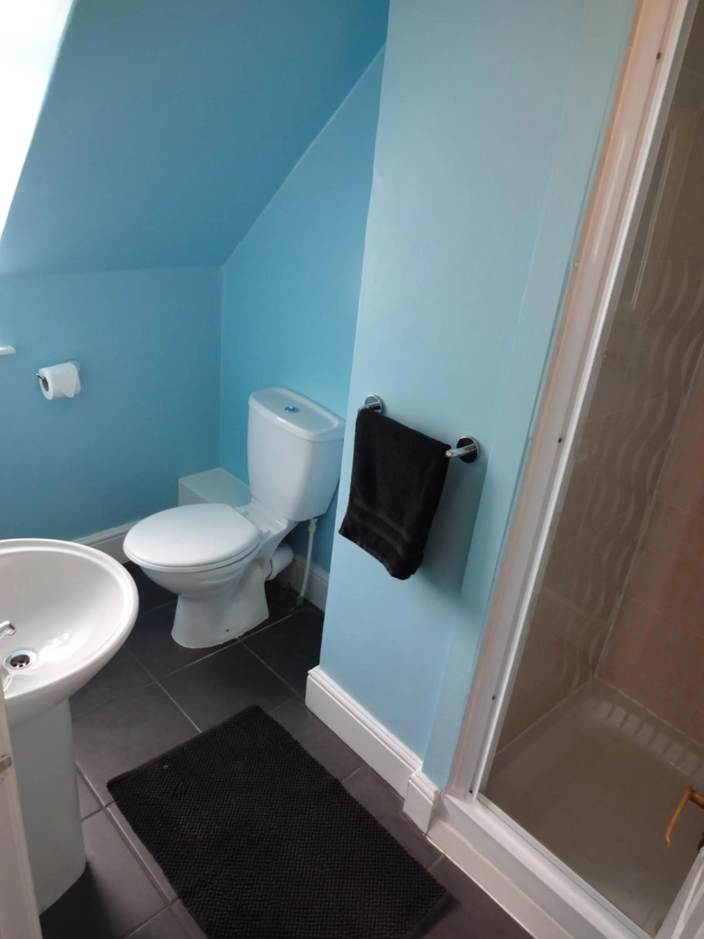 Bathroom in Travellers Rest Motel