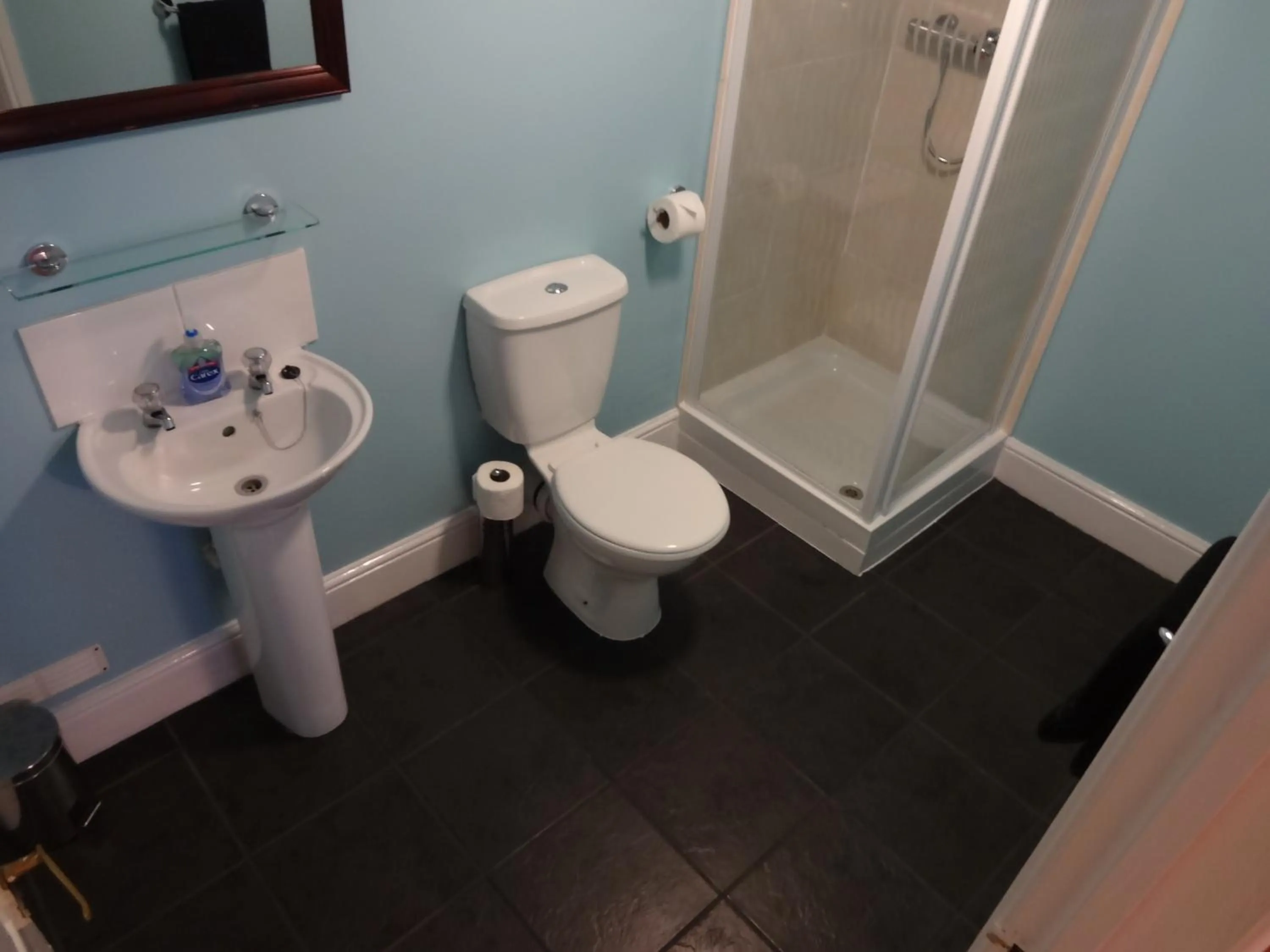 Bathroom in Travellers Rest Motel