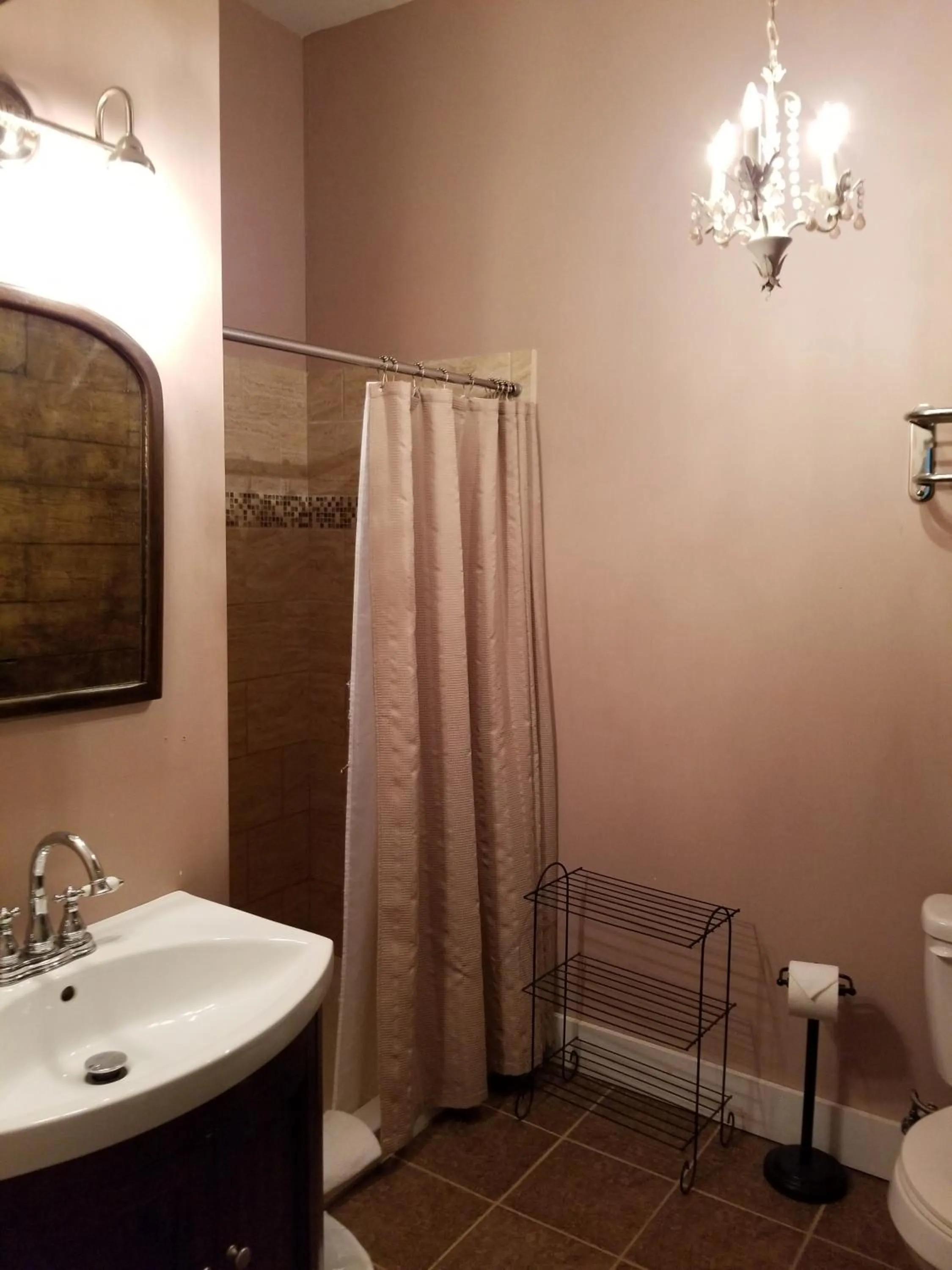 Shower in The Cabins at Healing Springs