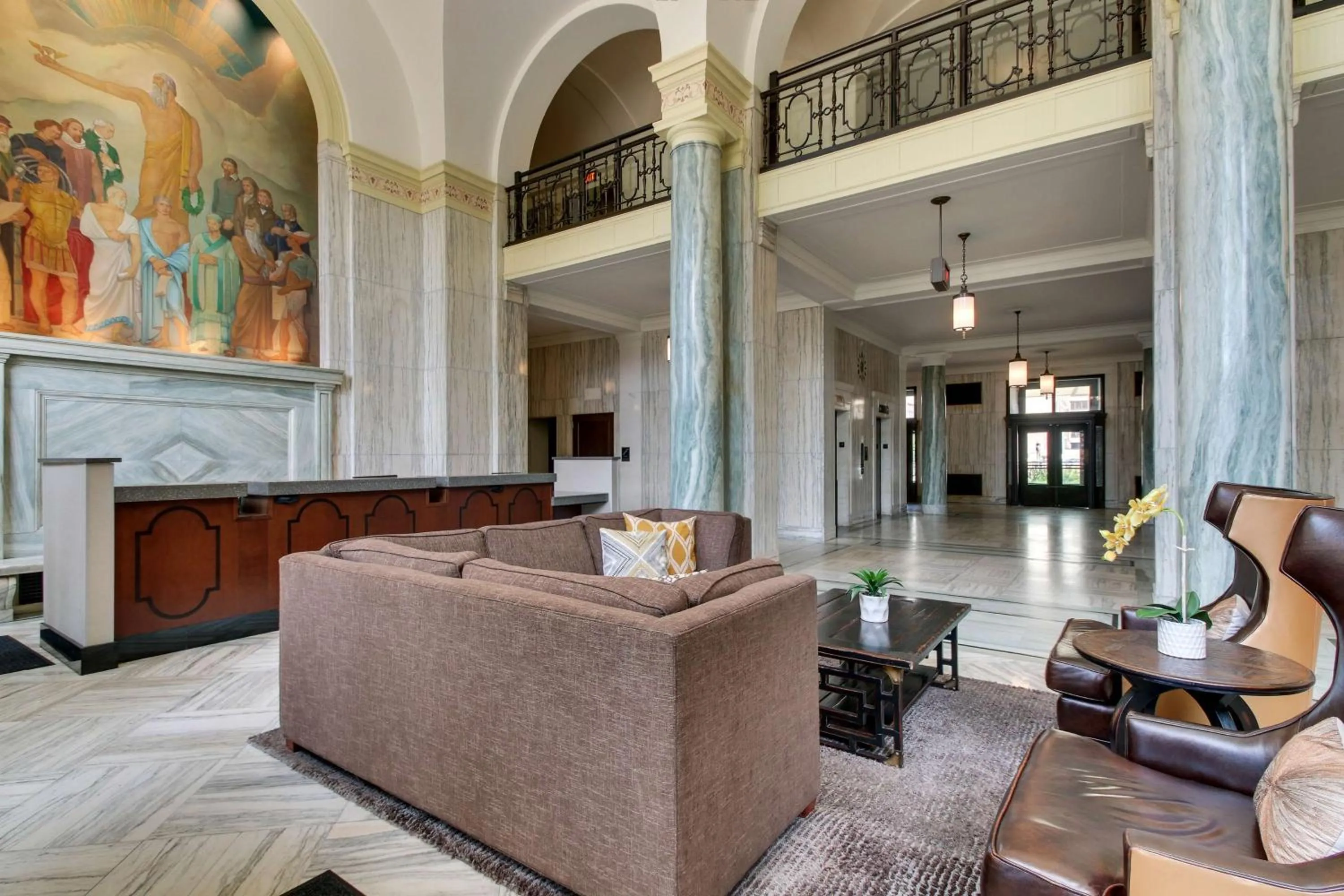 Lobby or reception in Drury Plaza Hotel Cleveland Downtown