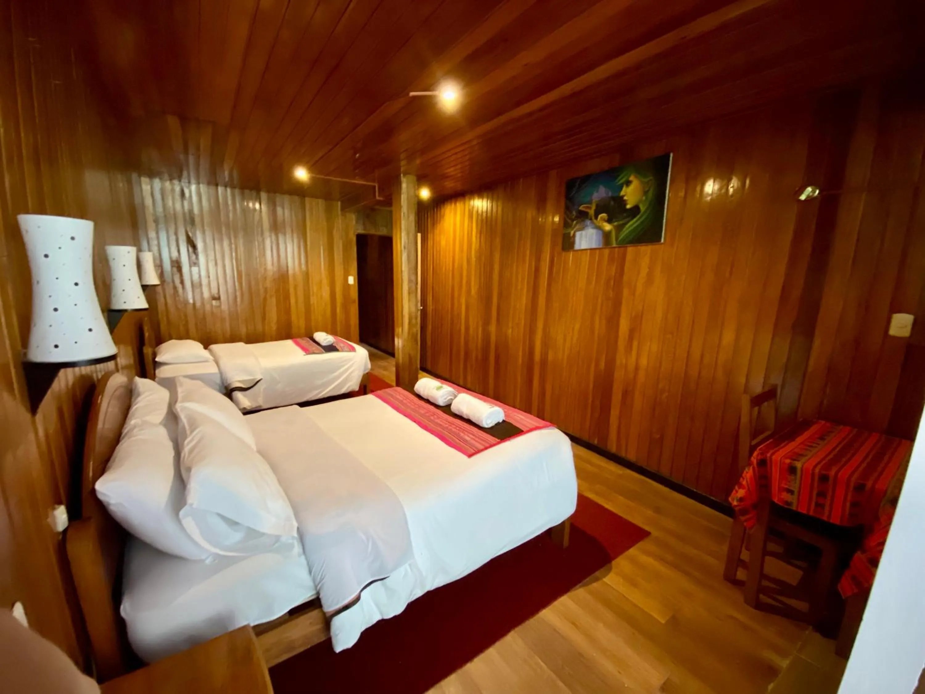 Natural landscape, Bed in Mistico Machupicchu Eco B&B