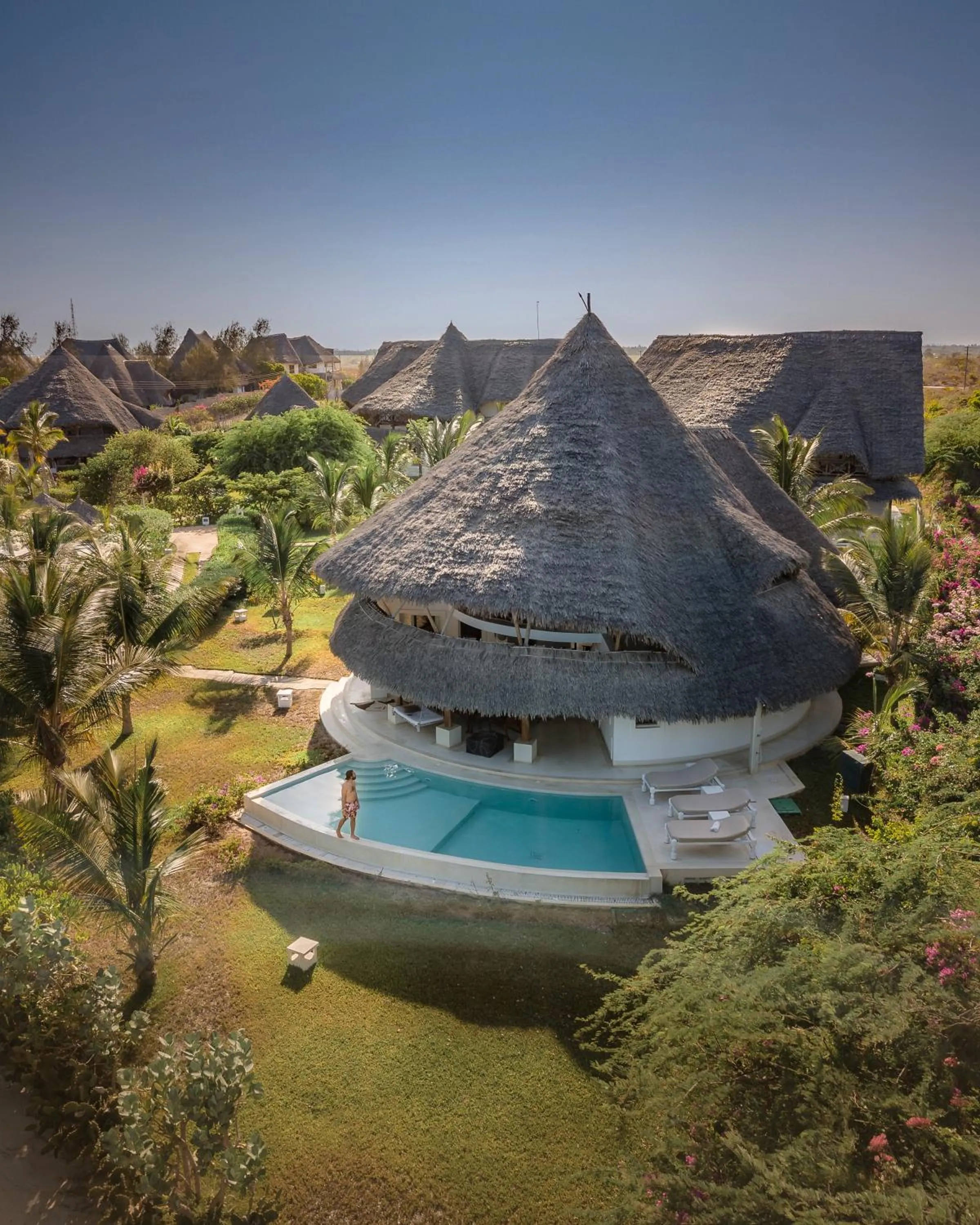 Bird's eye view in The Kasa Malindi