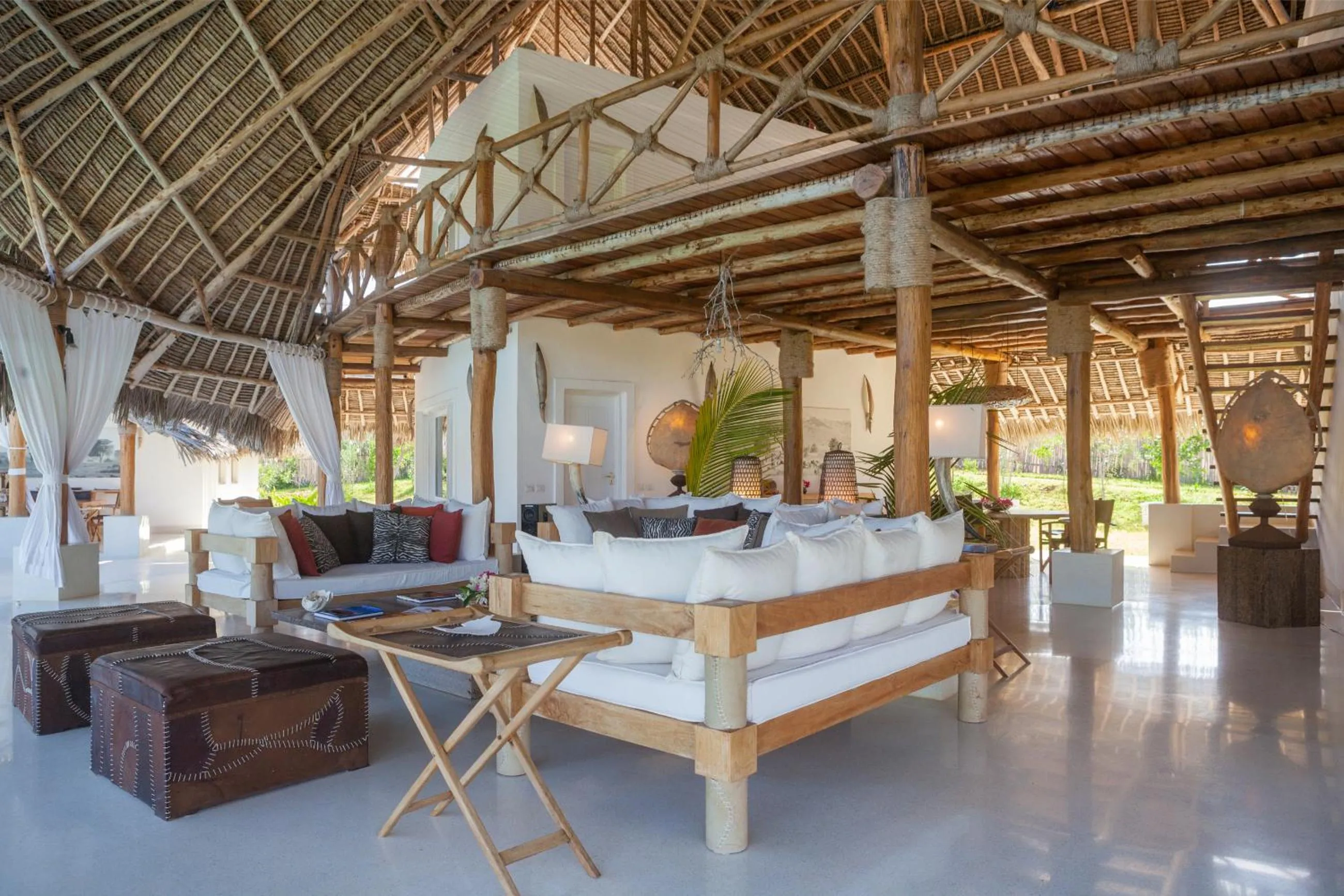 Communal lounge/ TV room in The Kasa Malindi