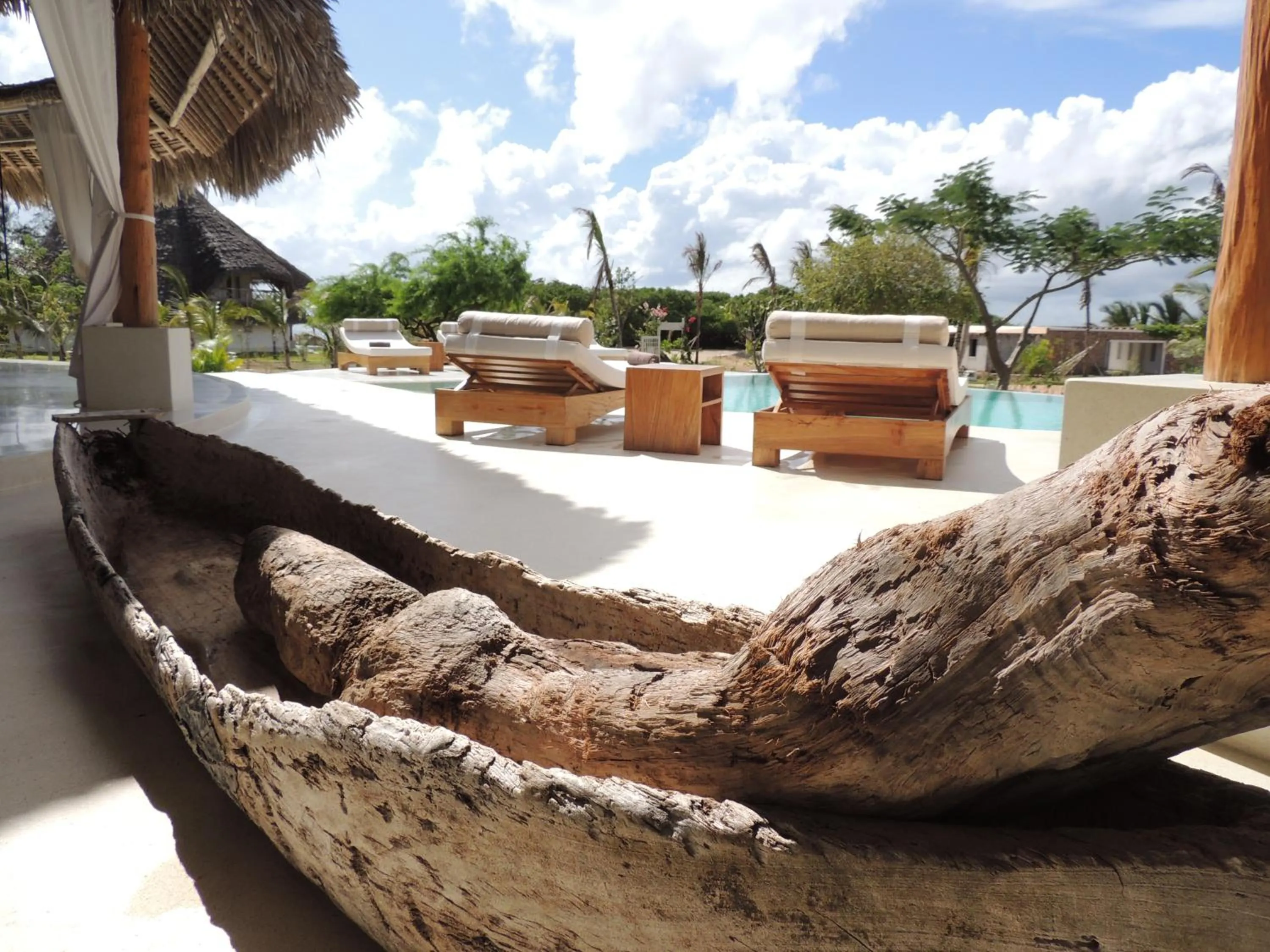 Communal lounge/ TV room in The Kasa Malindi