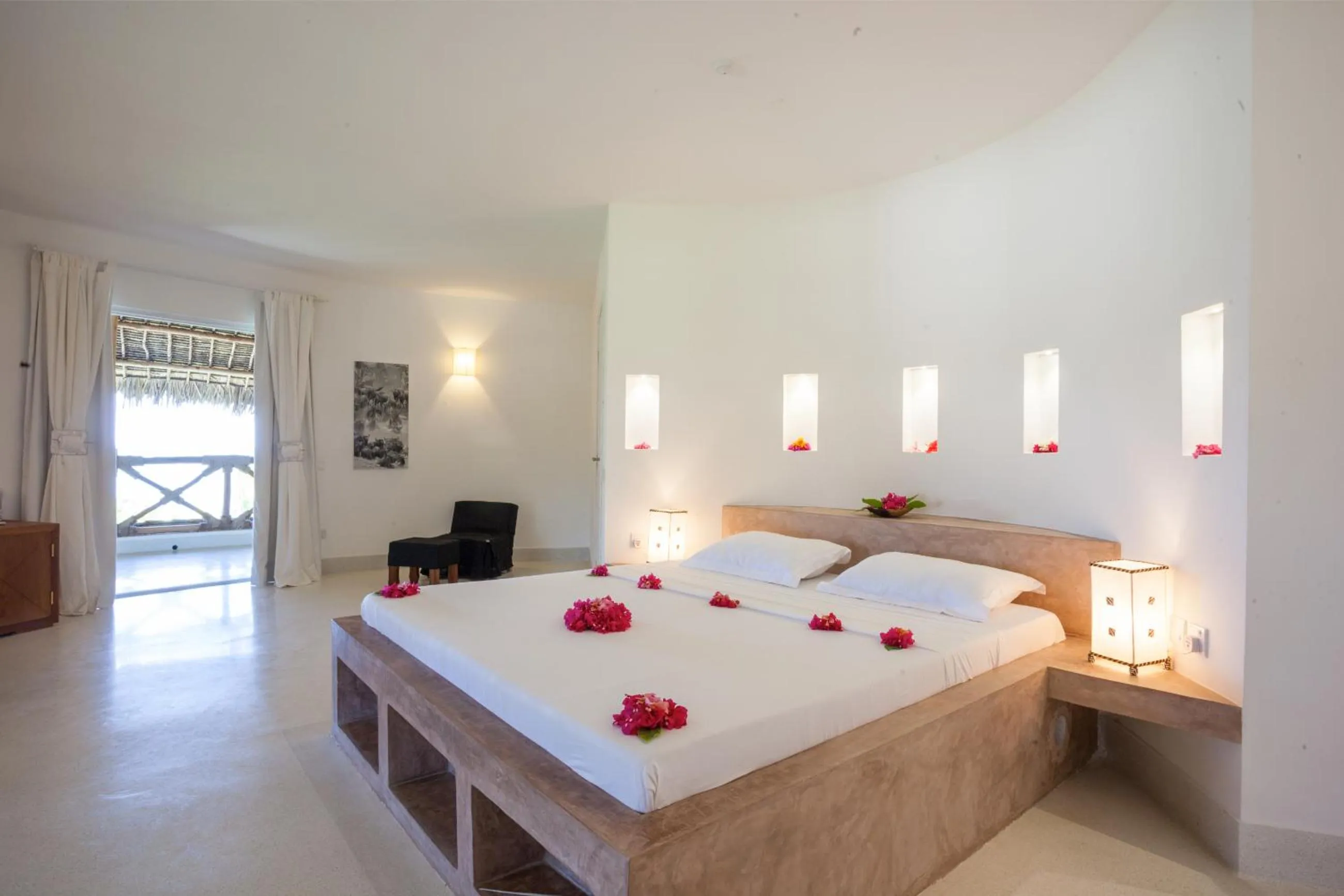 Photo of the whole room, Bed in The Kasa Malindi