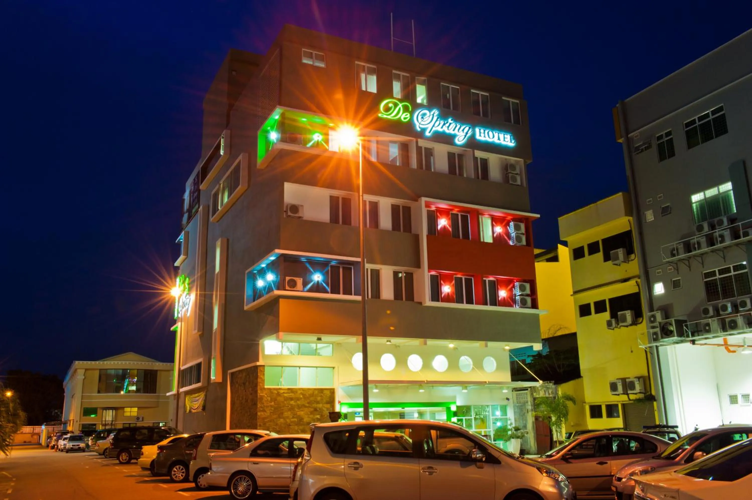 Street view in De Spring Hotel