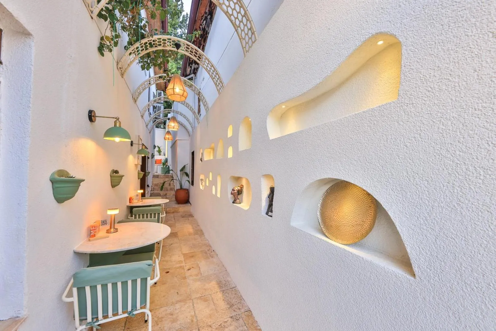 Seating area in Old Town Hotel Kalkan