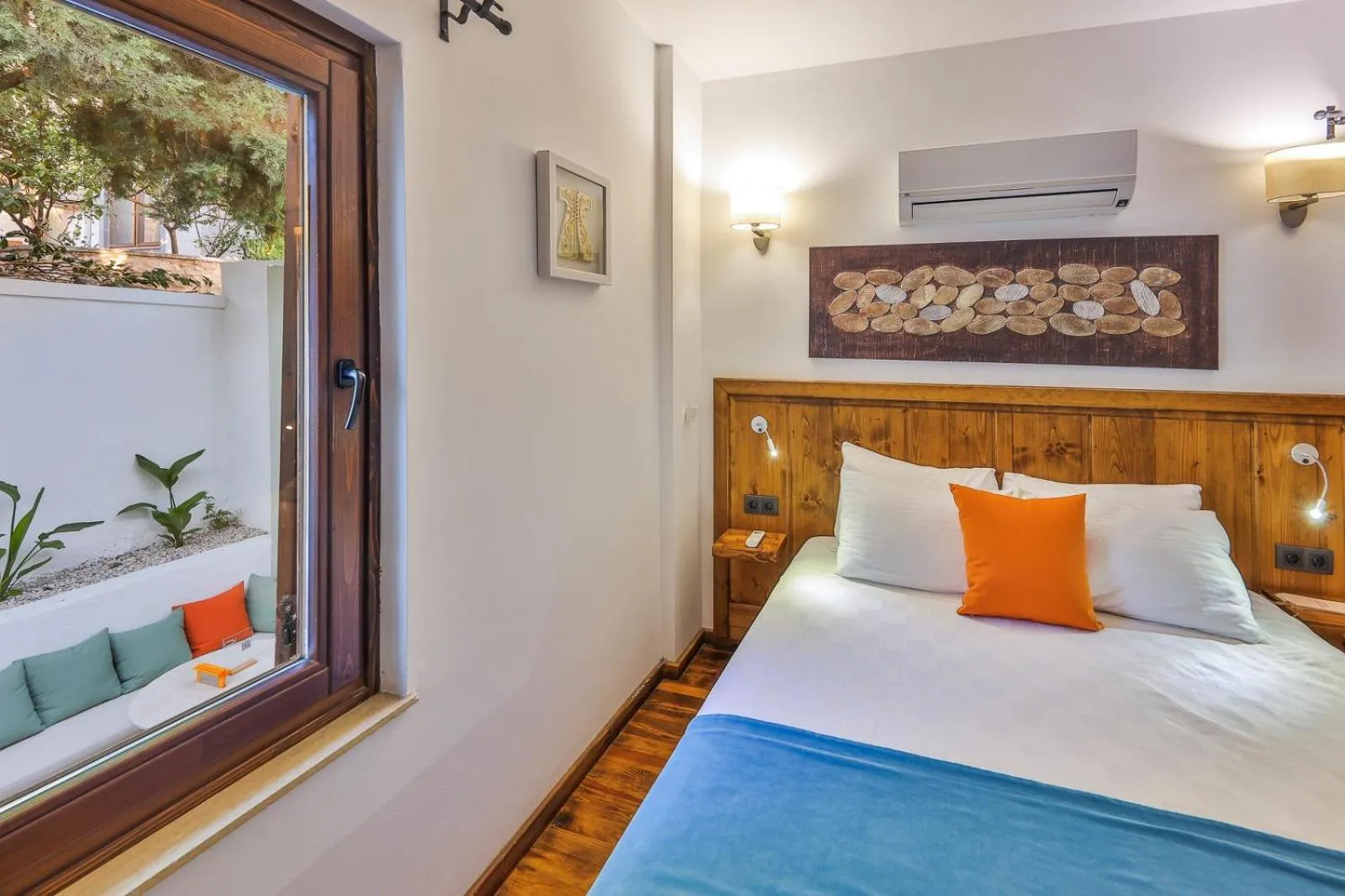 Bed in Old Town Hotel Kalkan