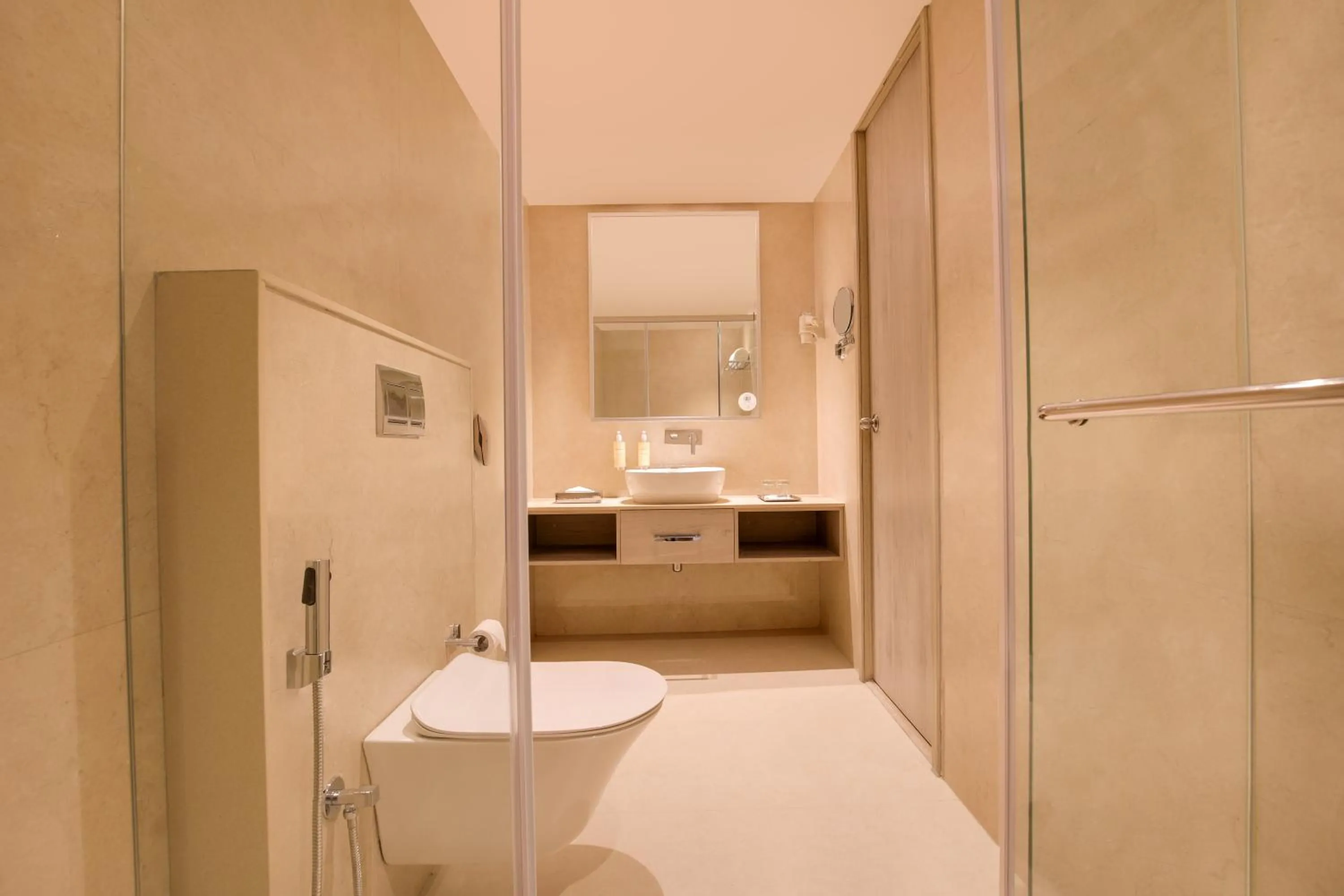 Bathroom in Lemon Tree Hotel, Jamnagar