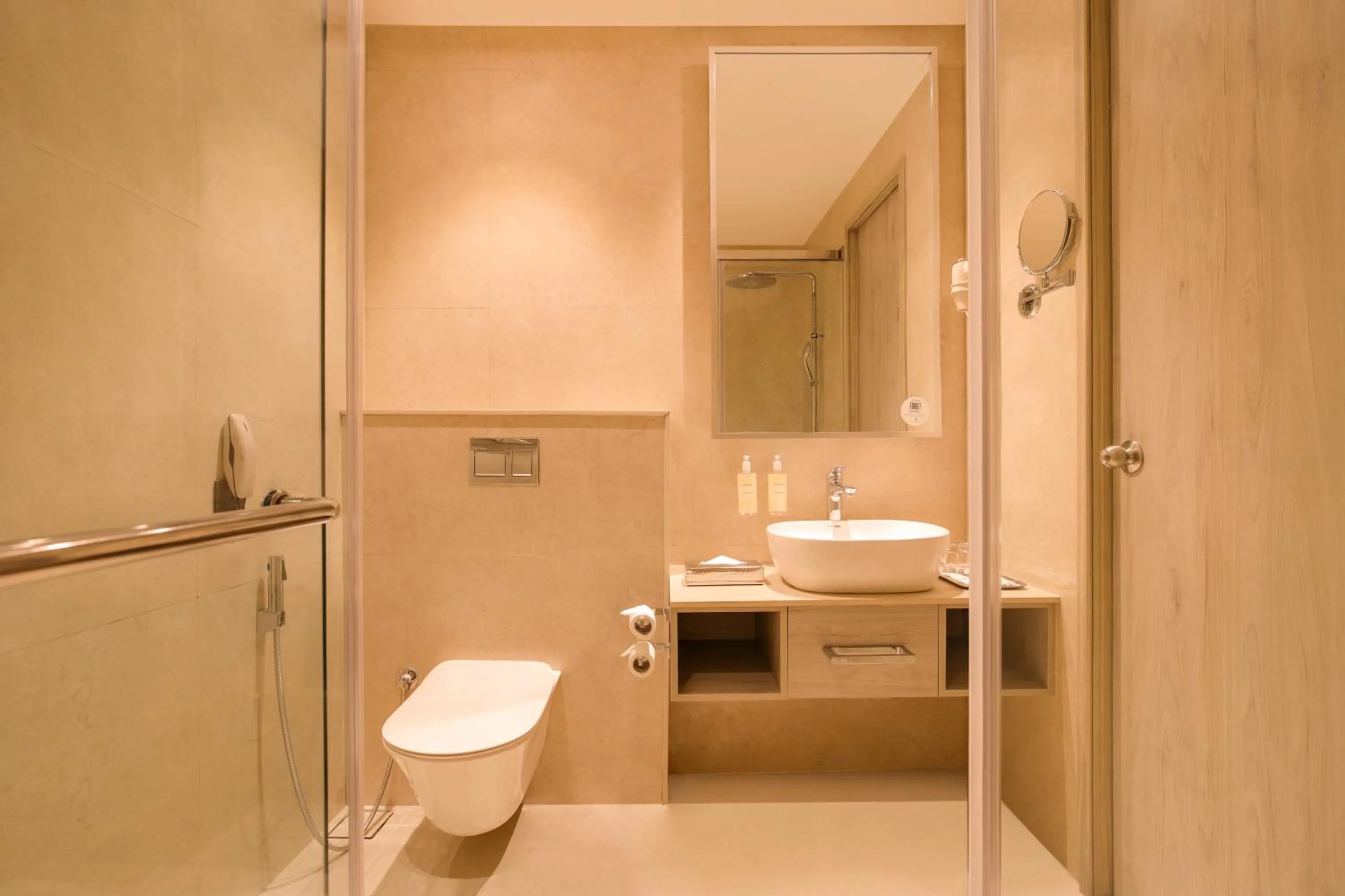 Bathroom in Lemon Tree Hotel, Jamnagar