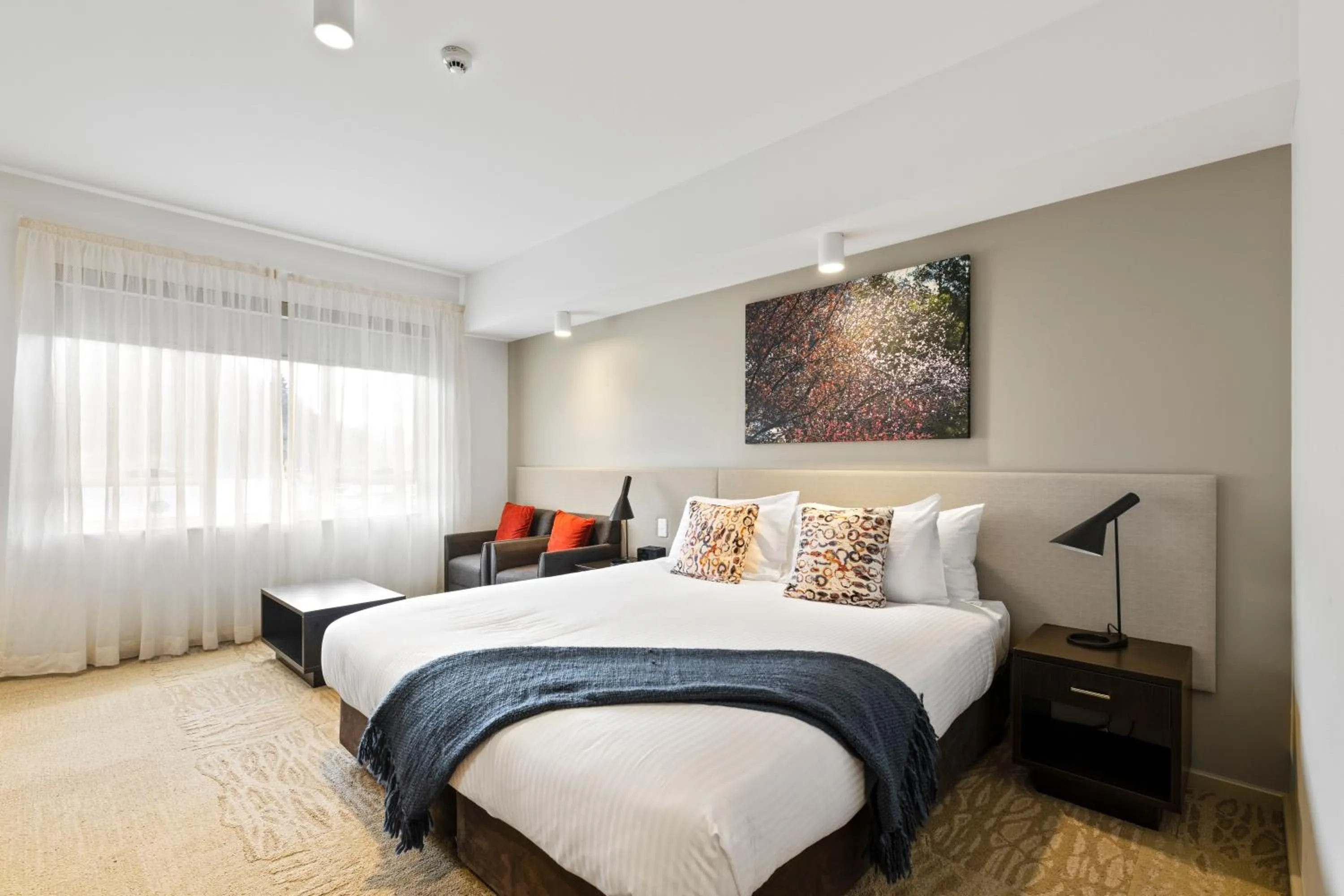 Bed in Lithgow Workies Club Motel