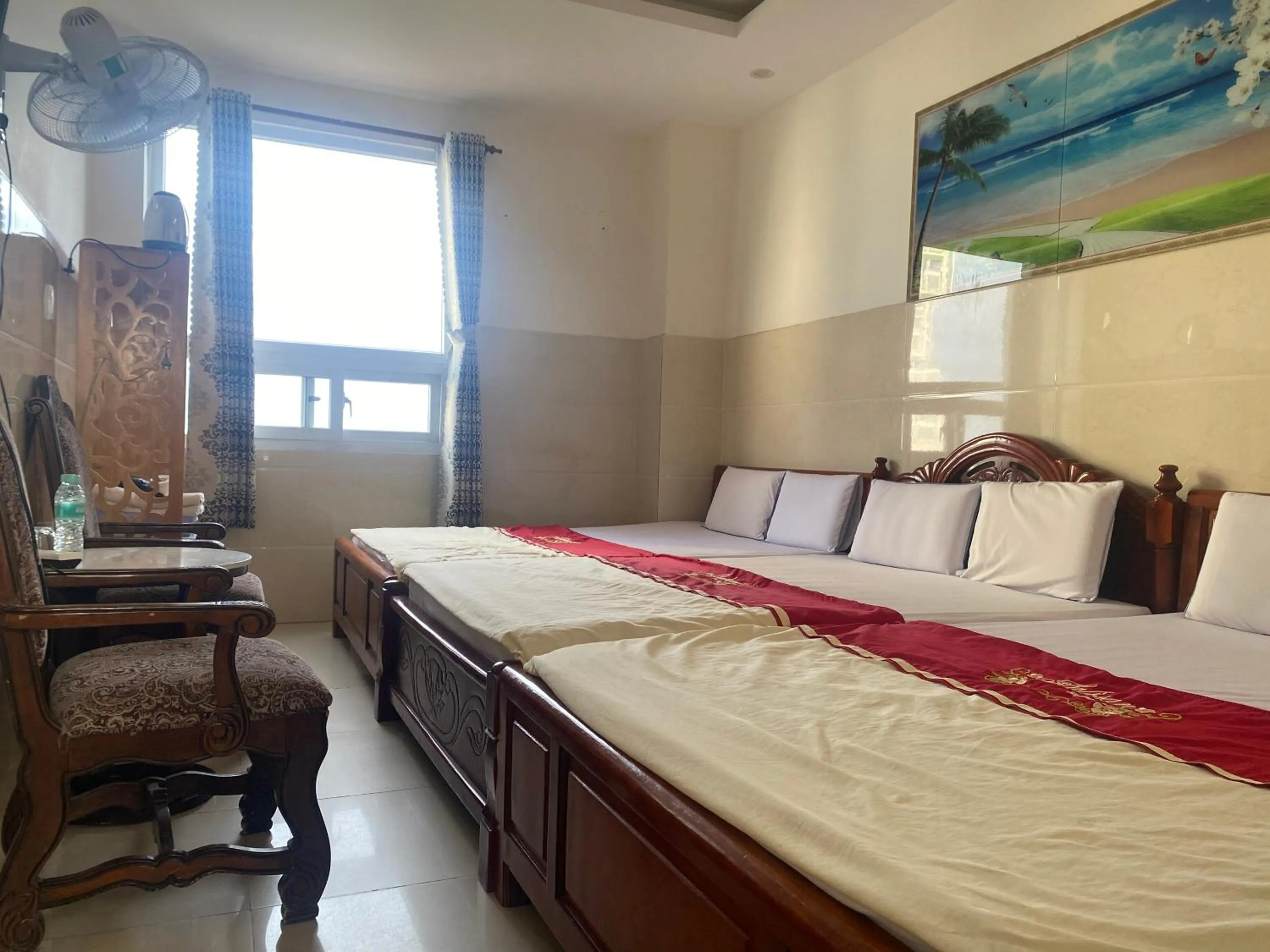 Bed in Hoang Linh Hotel