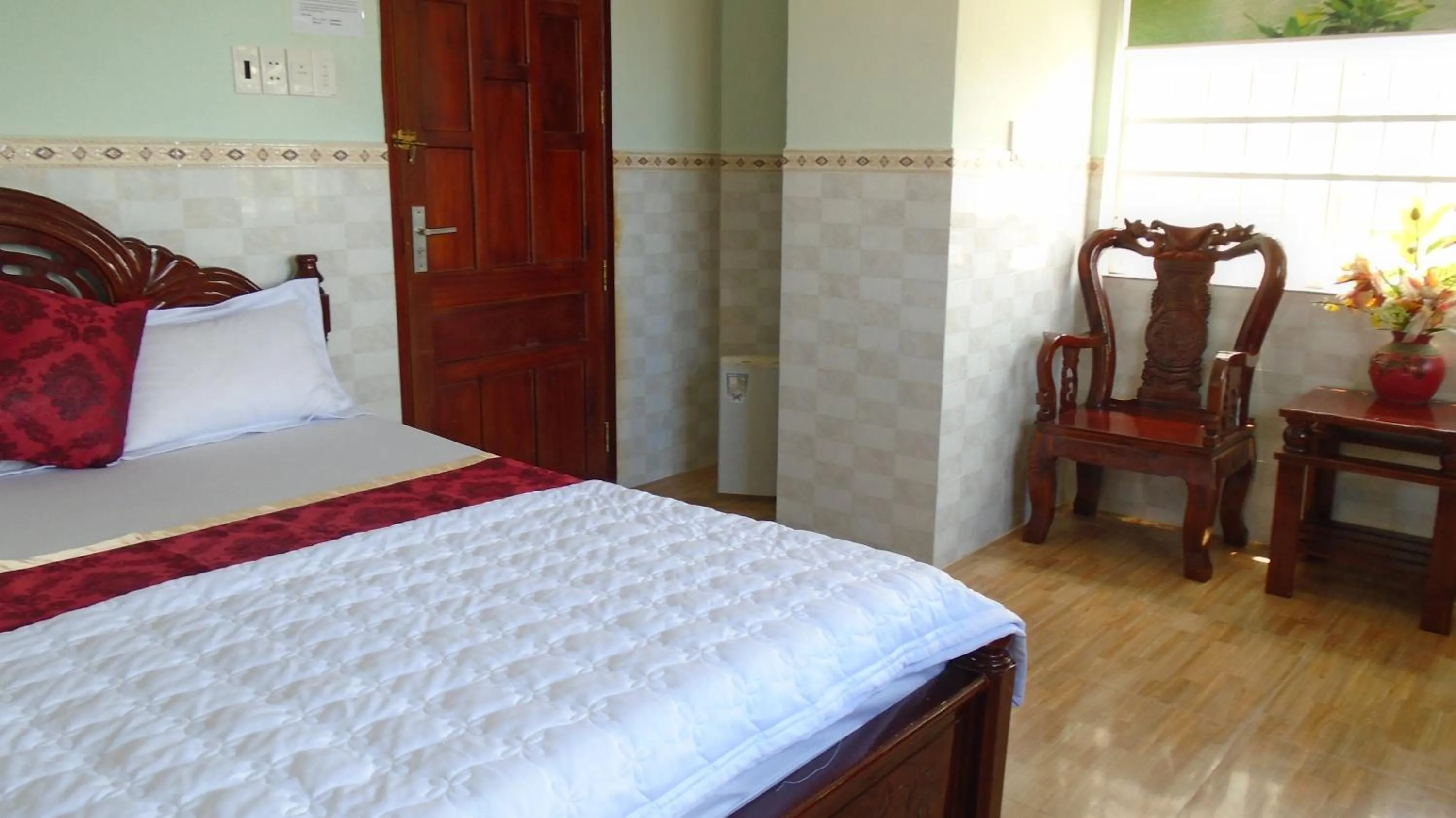 Bed in Hoang Linh Hotel