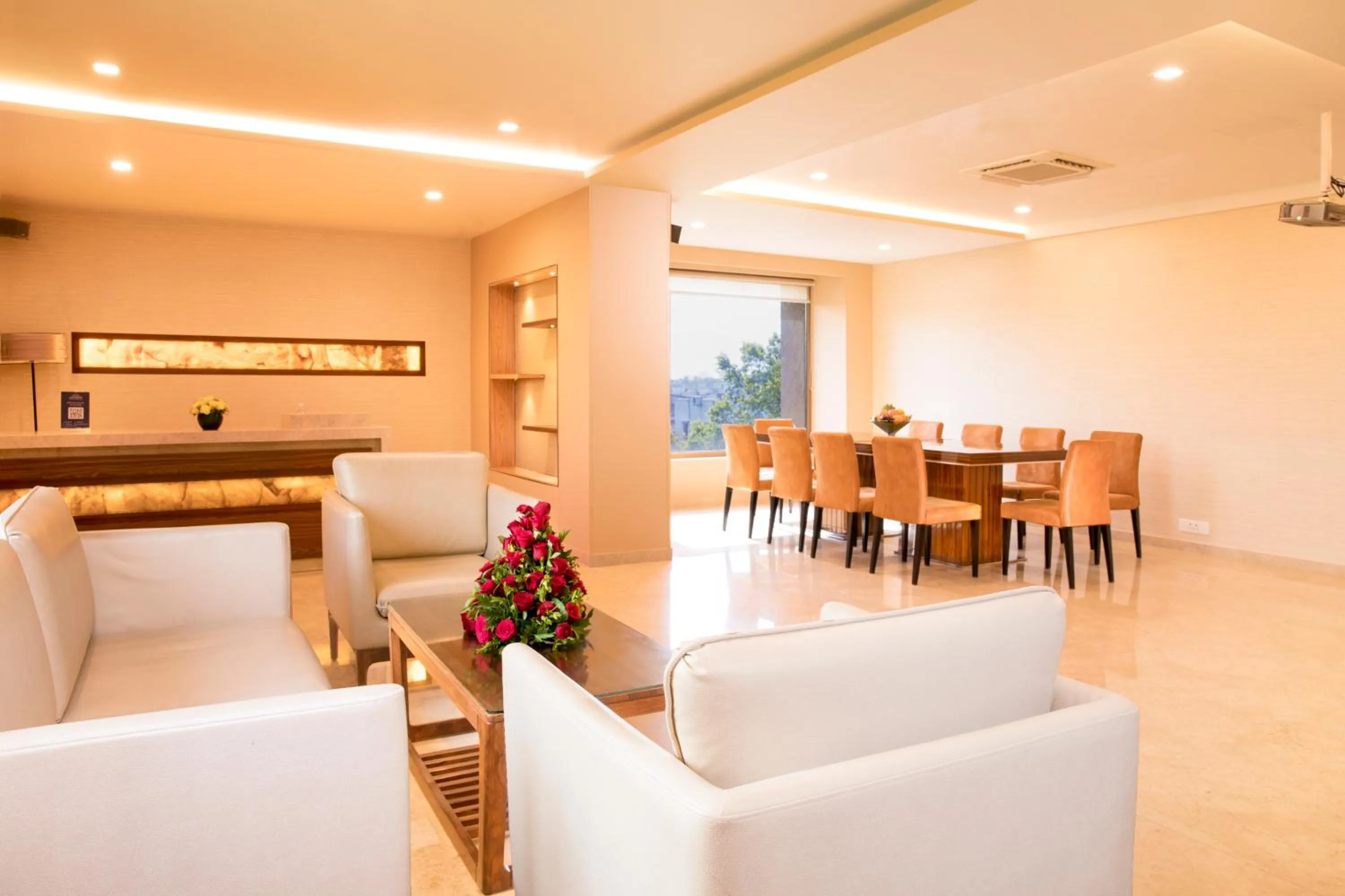 Seating area in CJ Pallazzio,Salem