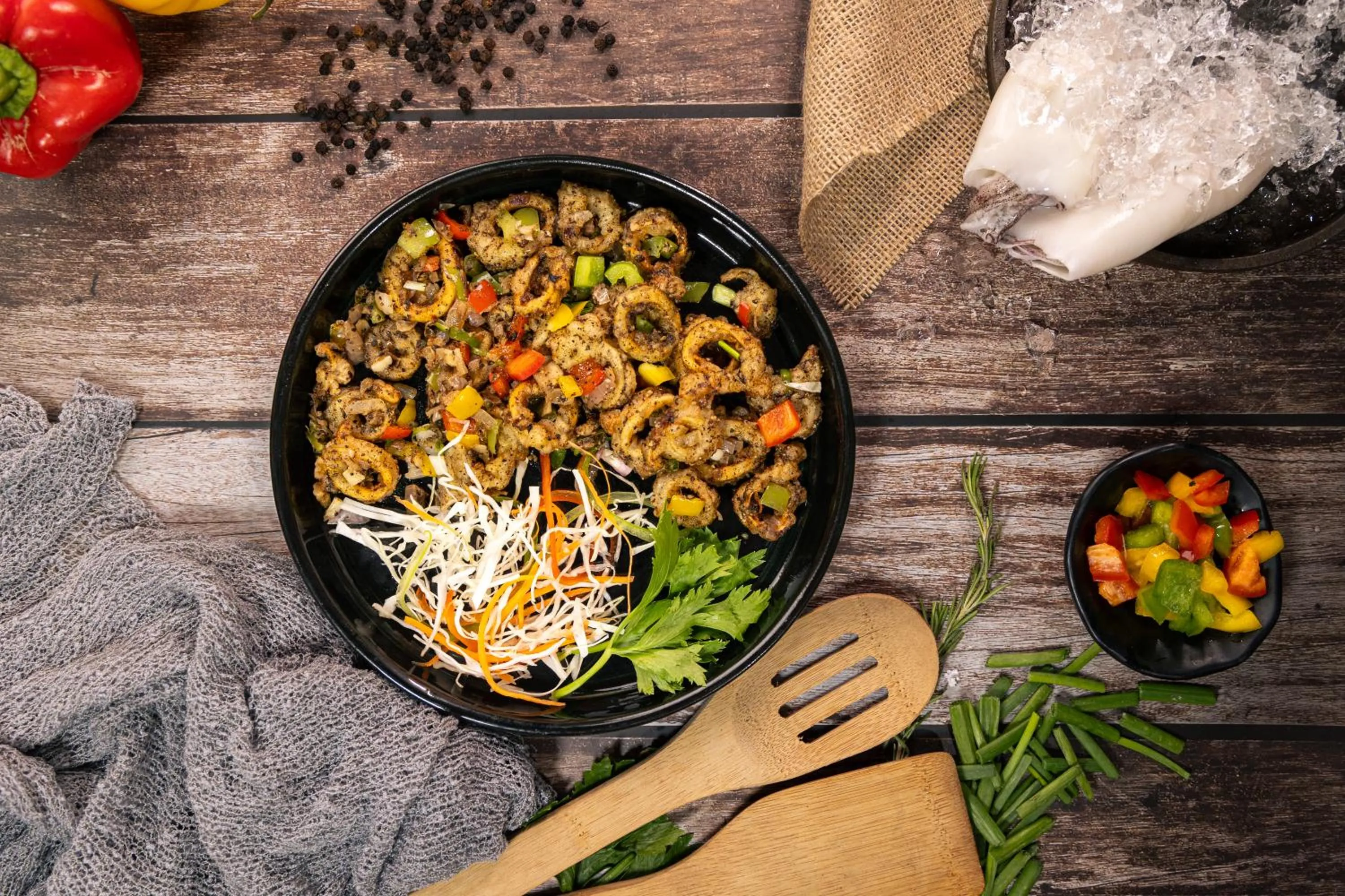 Food in CJ Pallazzio,Salem