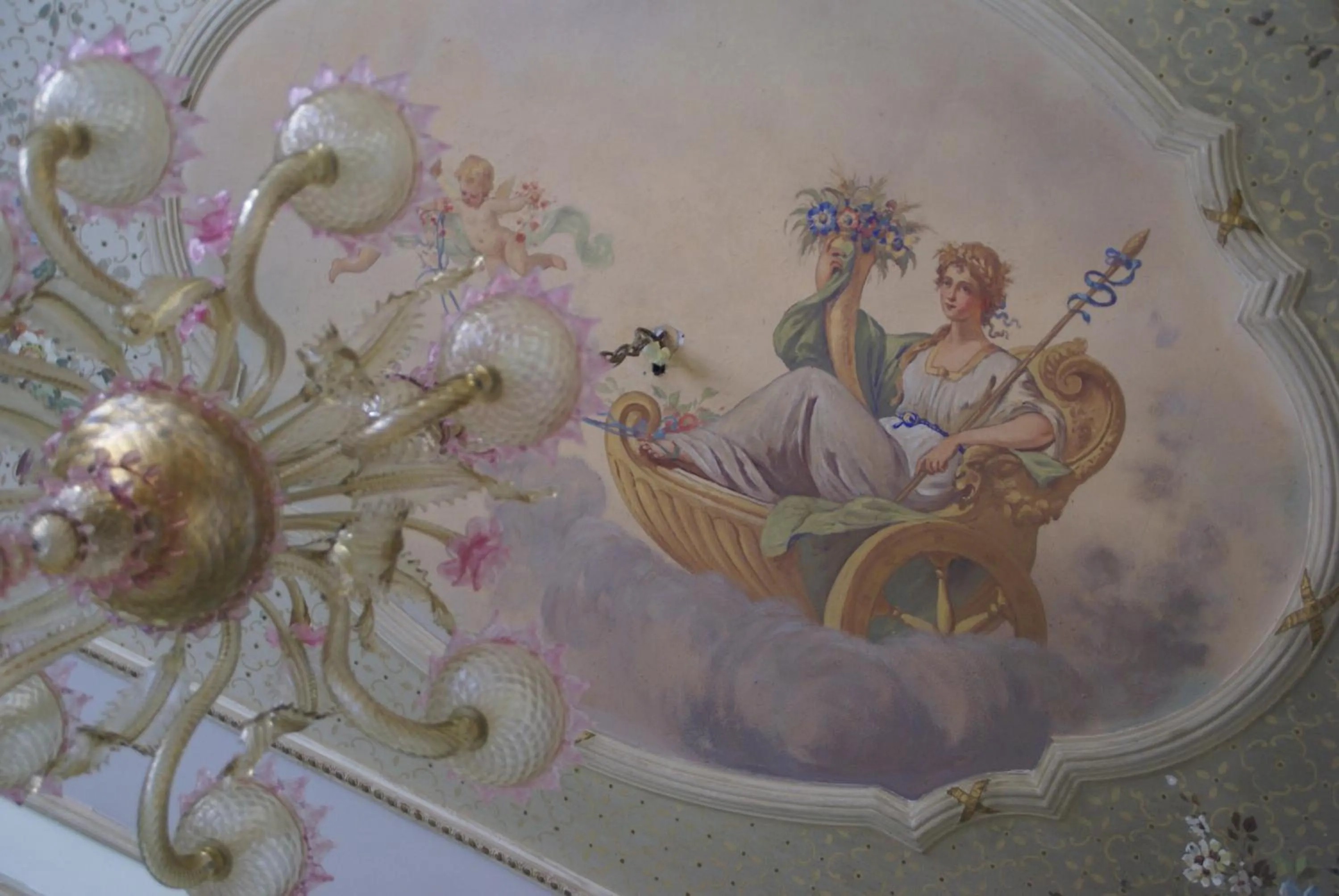 Decorative detail in Palazzo Benso