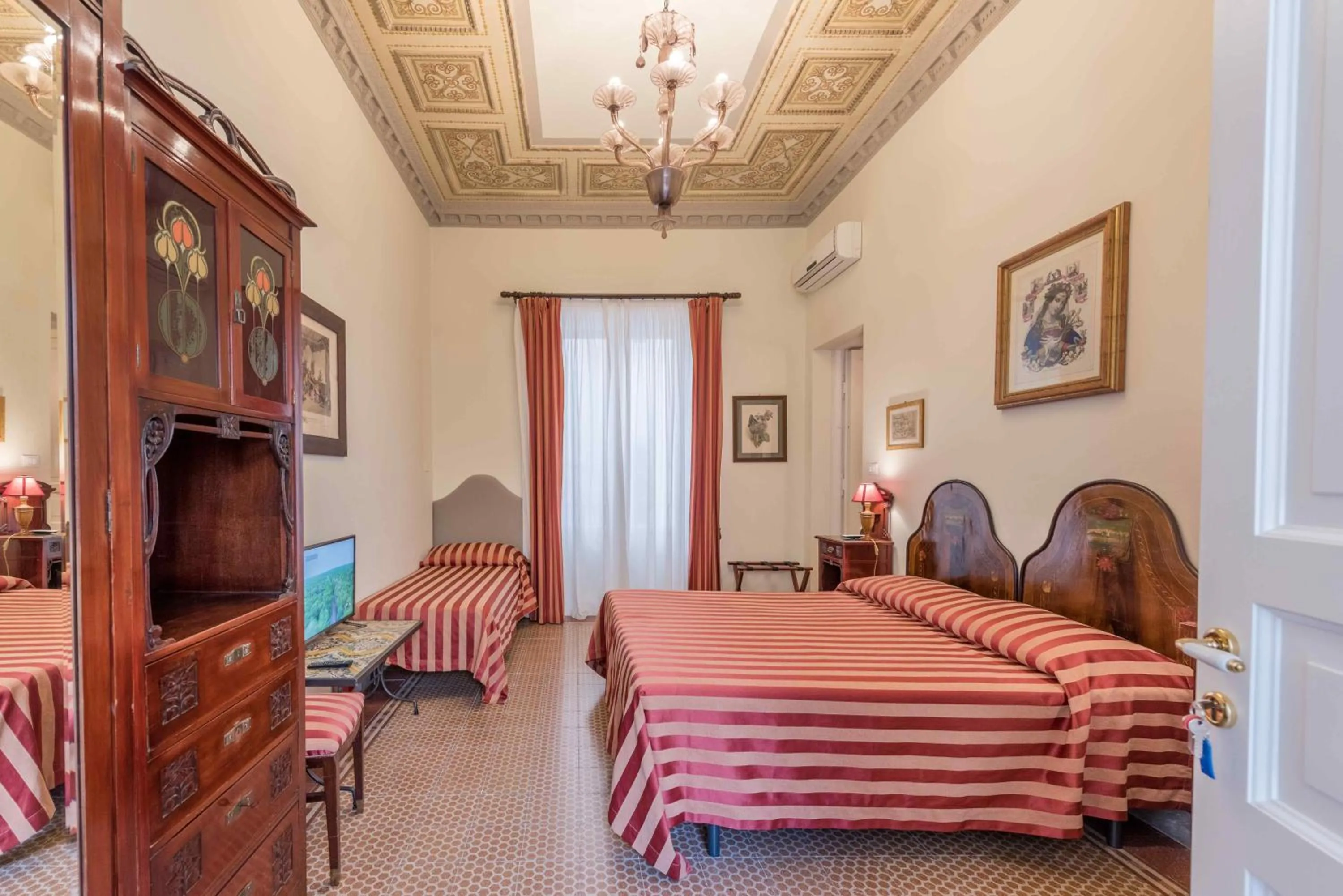 Bedroom, Bed in Palazzo Benso