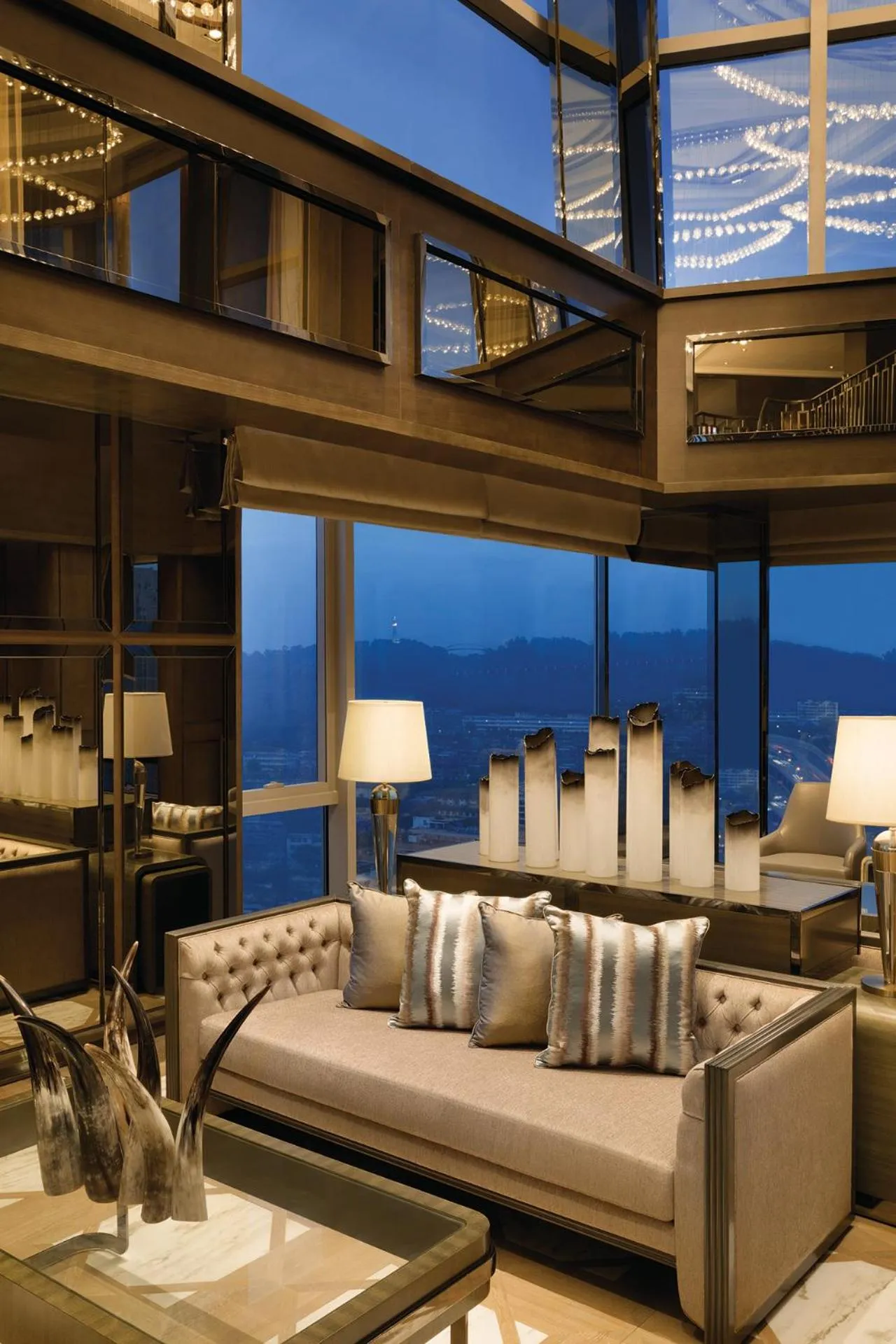 Seating area in Kempinski Hotel Fuzhou