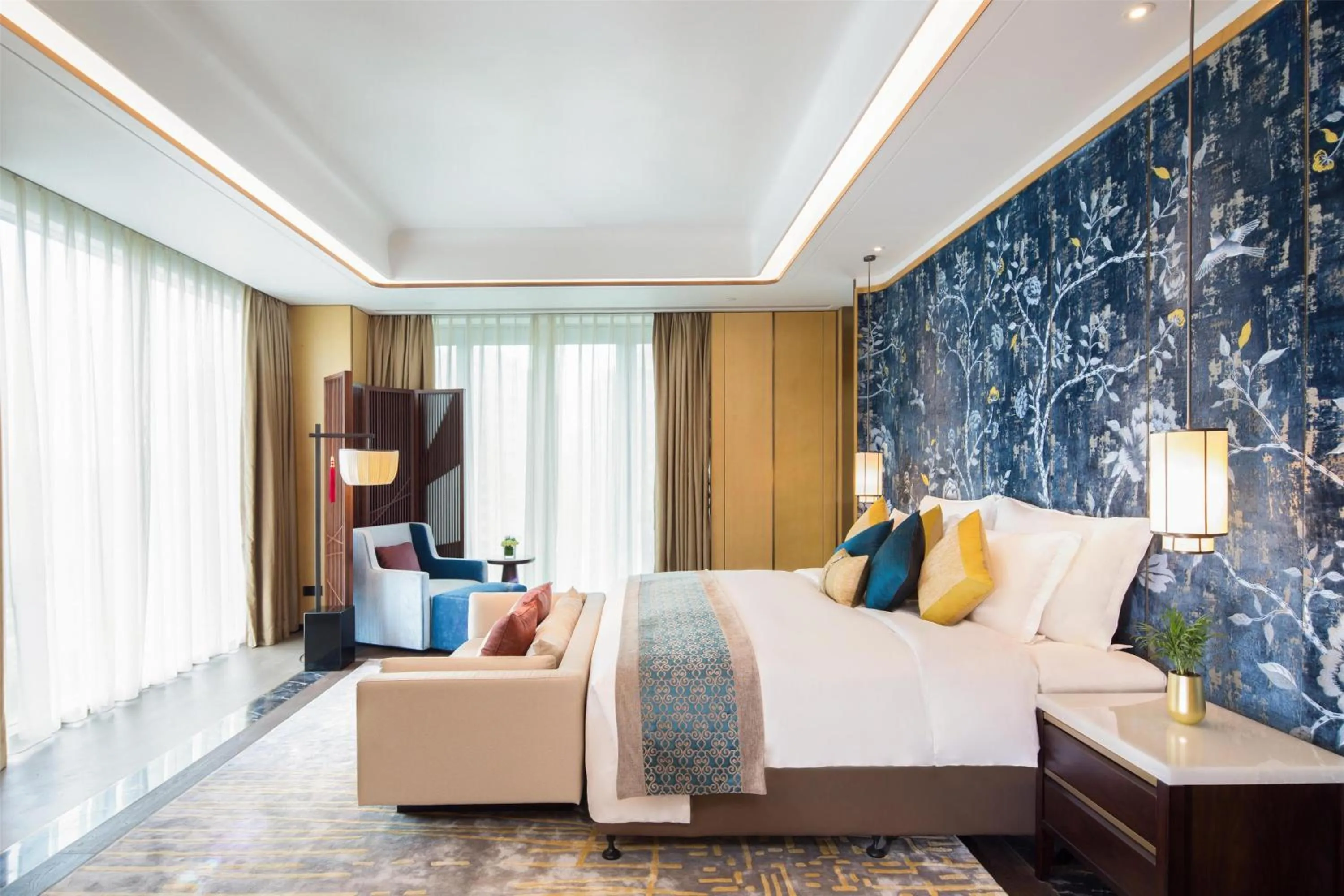 Bedroom, Bed in Kempinski Hotel Fuzhou