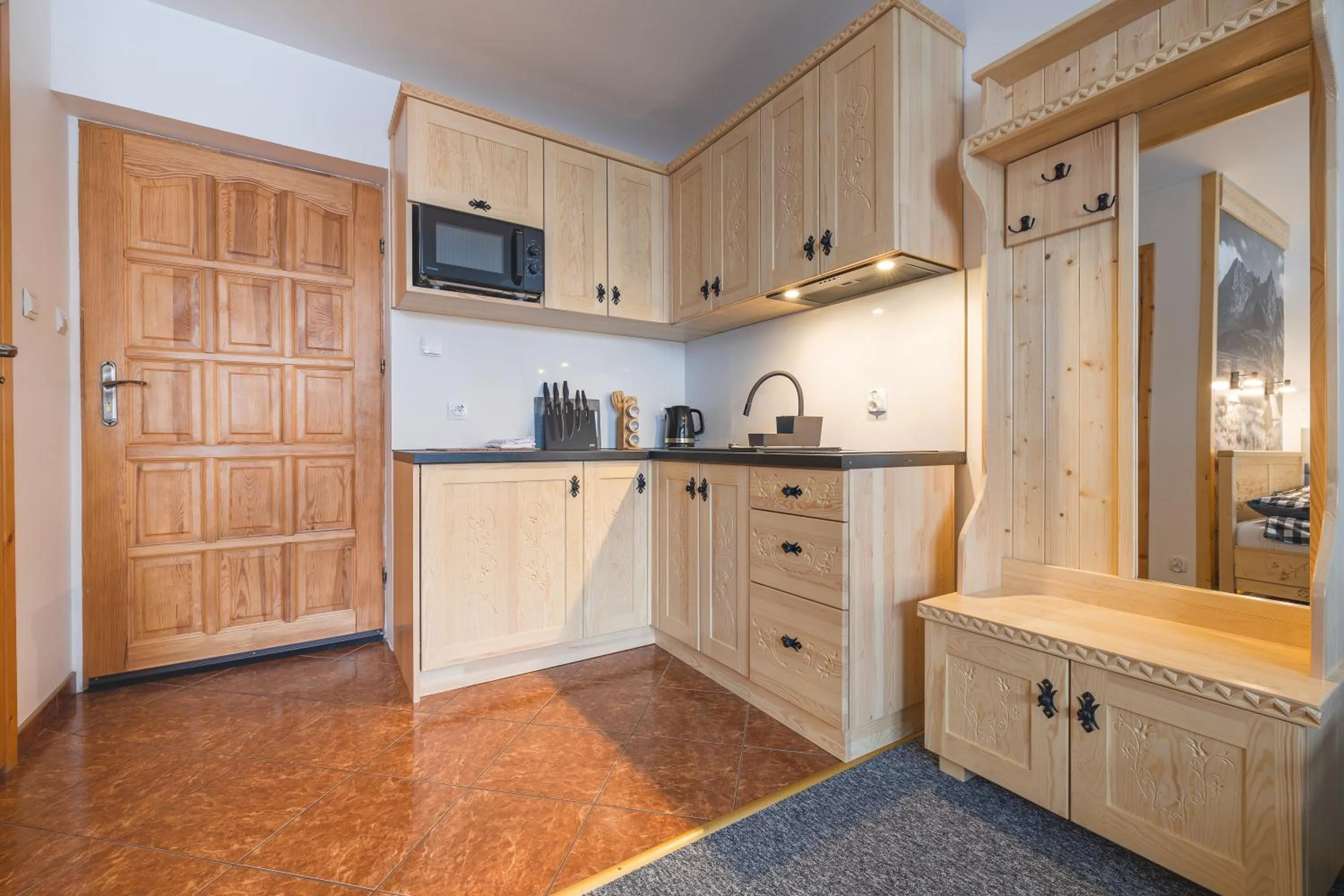 Kitchen or kitchenette in Willa Trebunia