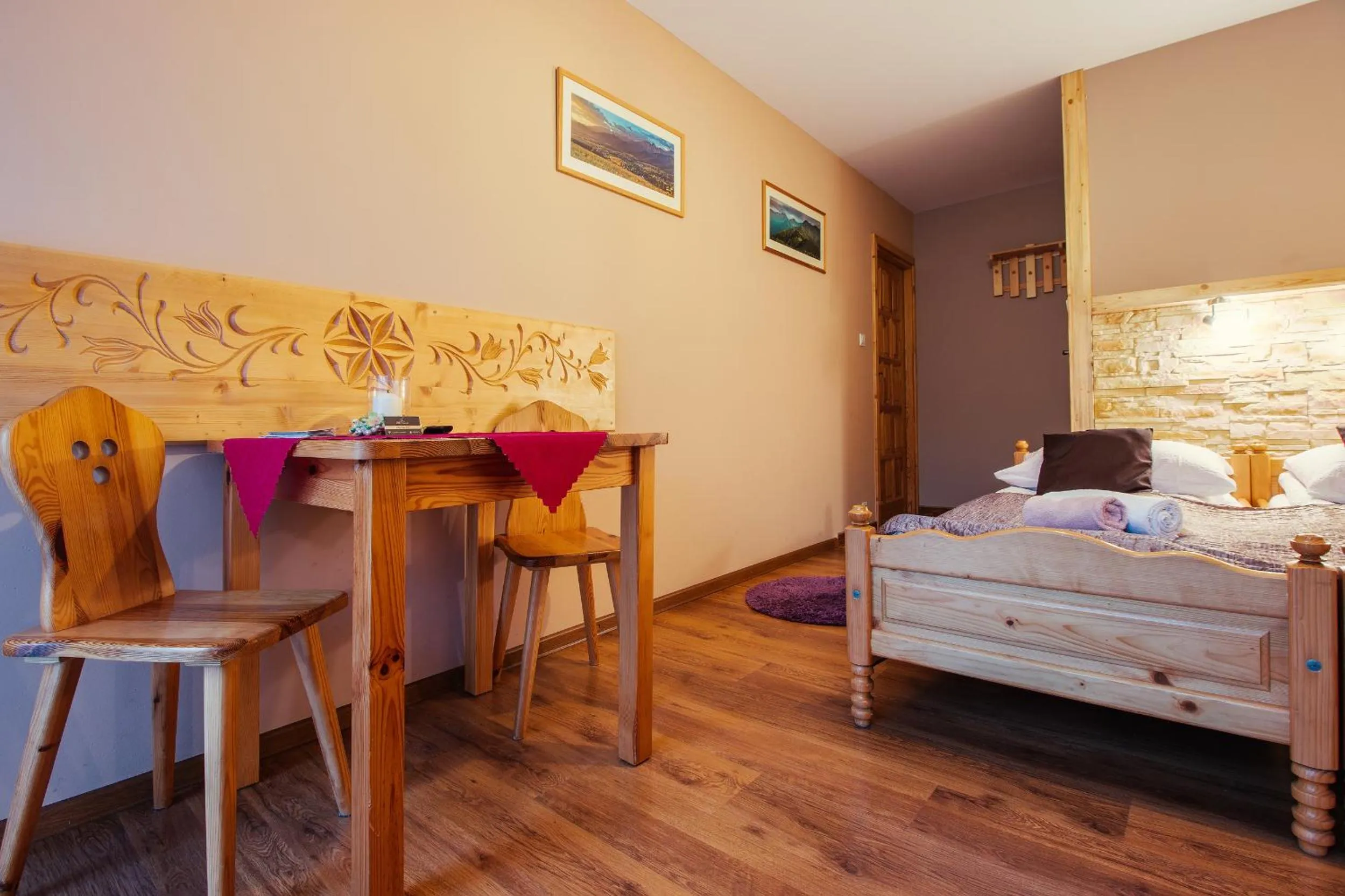 Bed in Willa Trebunia