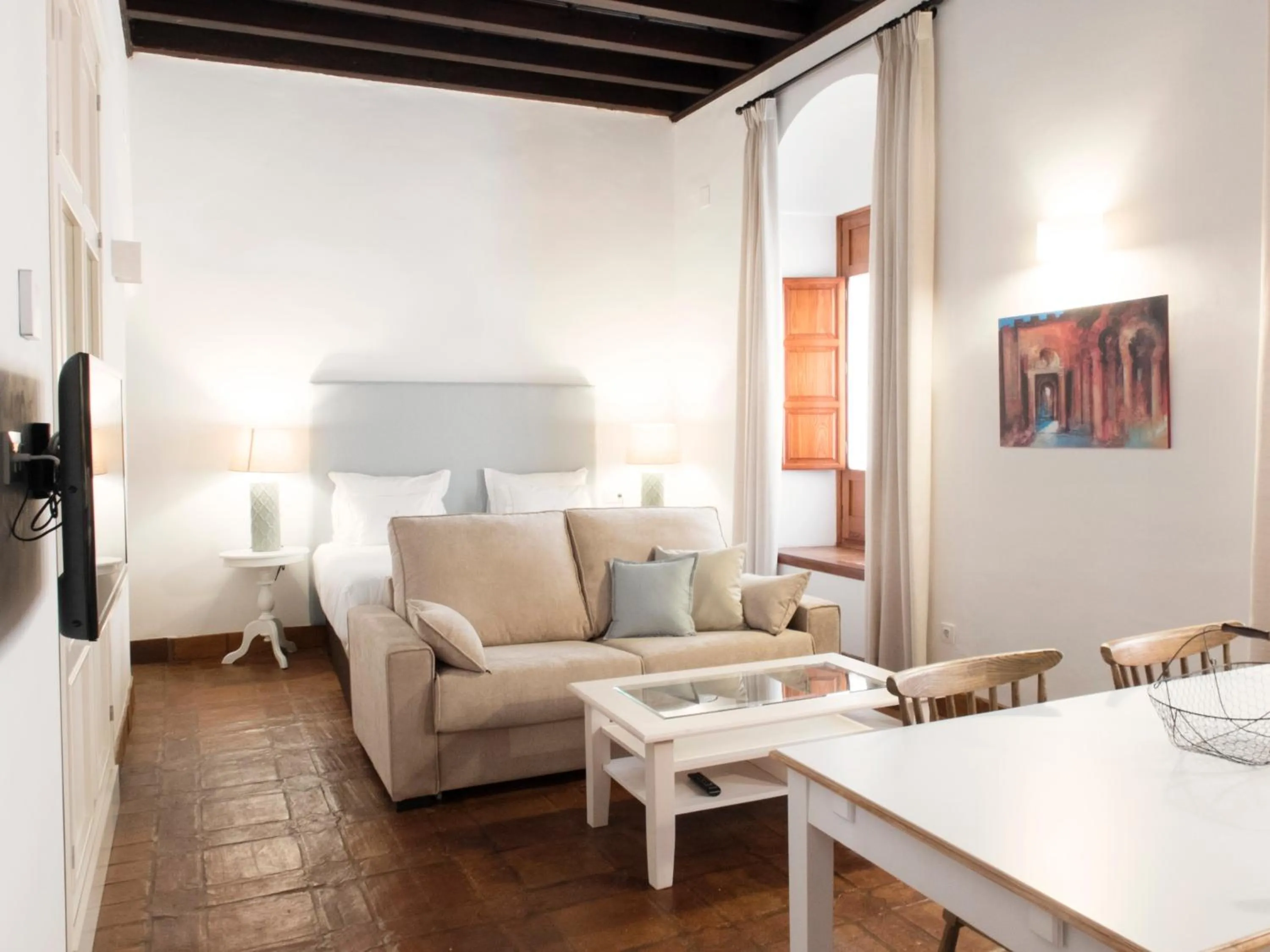 Living room in Apartamentos Casa del Aceite