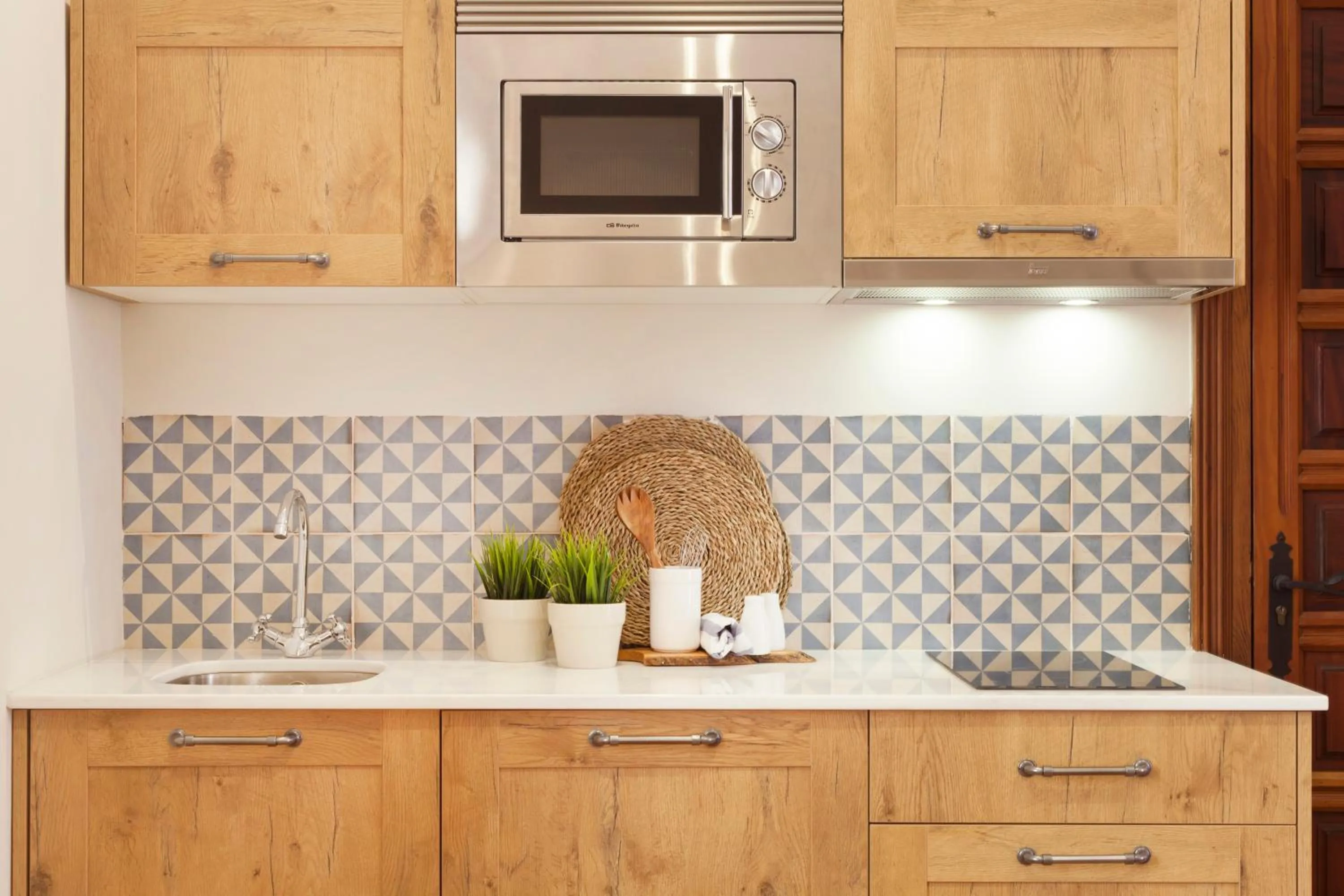 Kitchen or kitchenette in Apartamentos Casa del Aceite