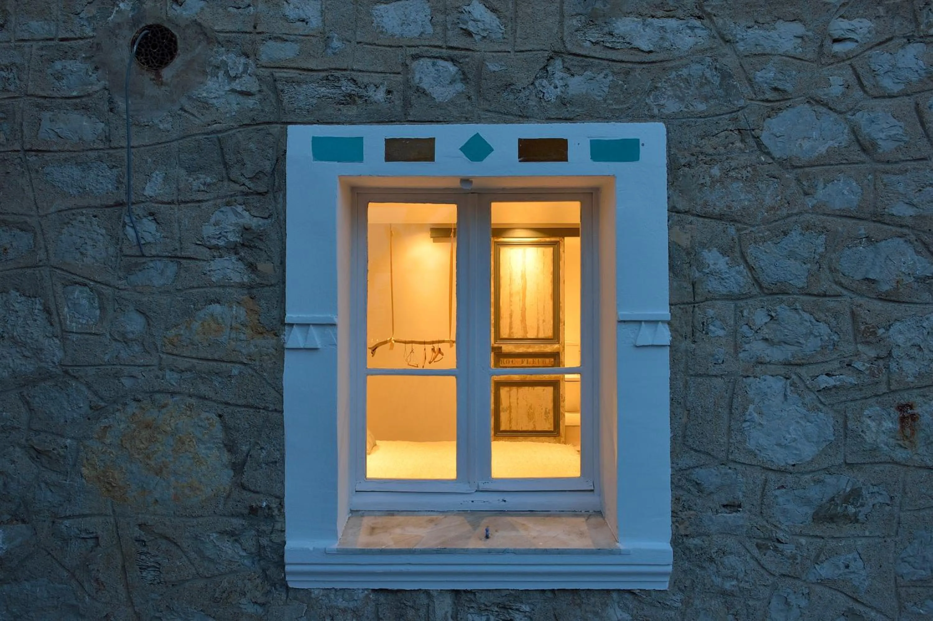 Decorative detail in B&B Villa Du Roc Fleuri