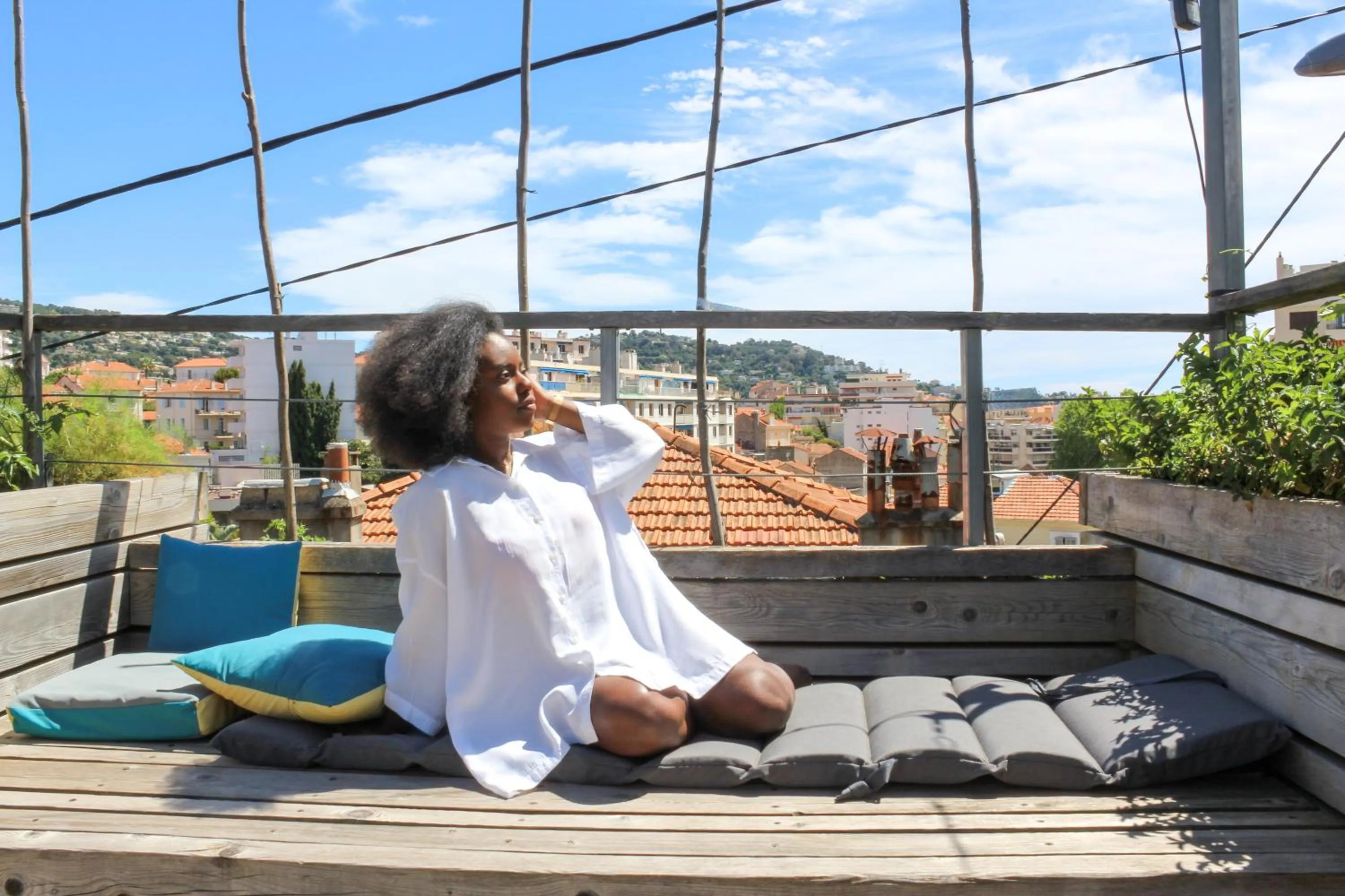 Solarium in B&B Villa Du Roc Fleuri