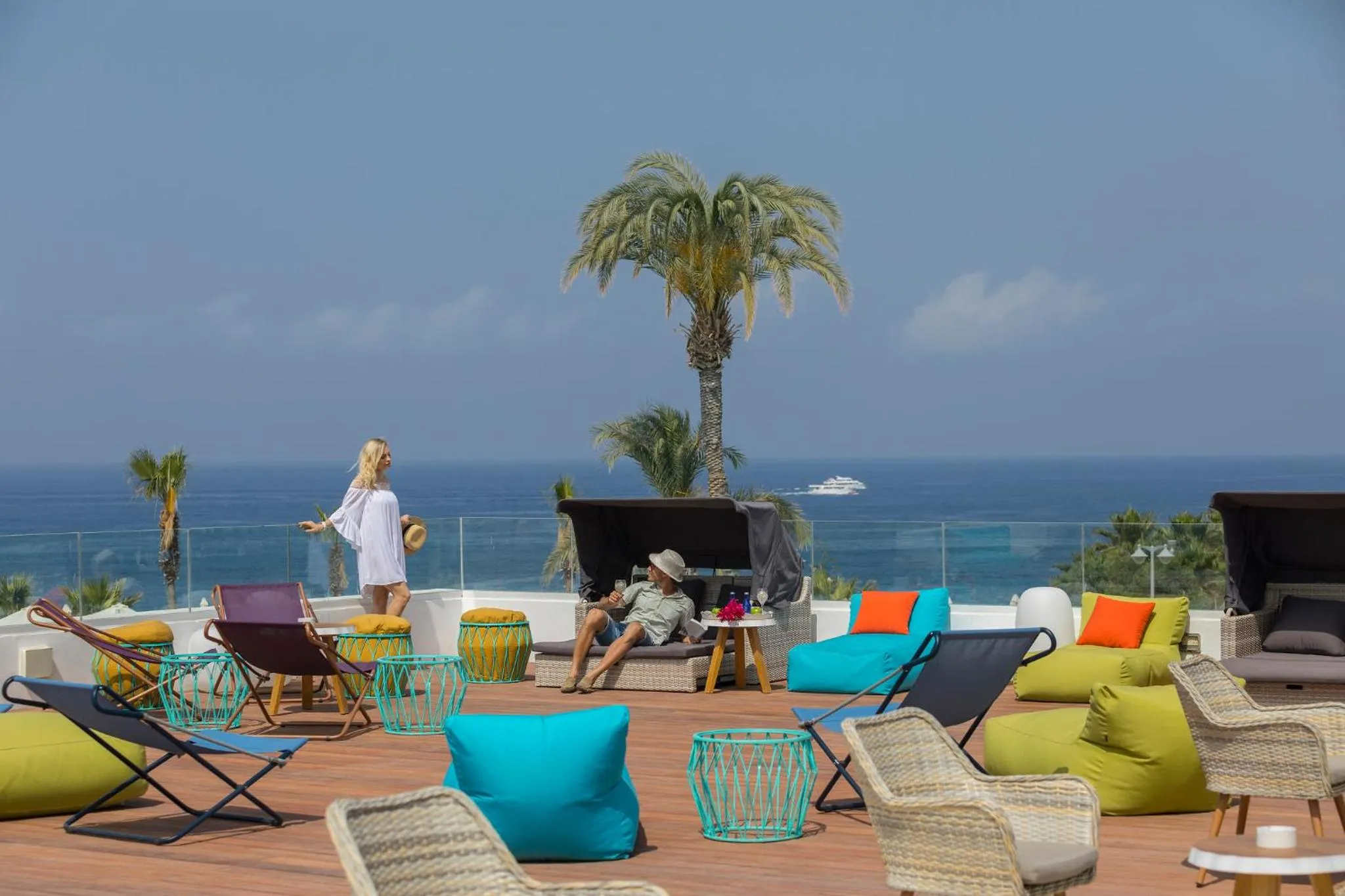 Patio in Leonardo Laura Beach & Splash Resort