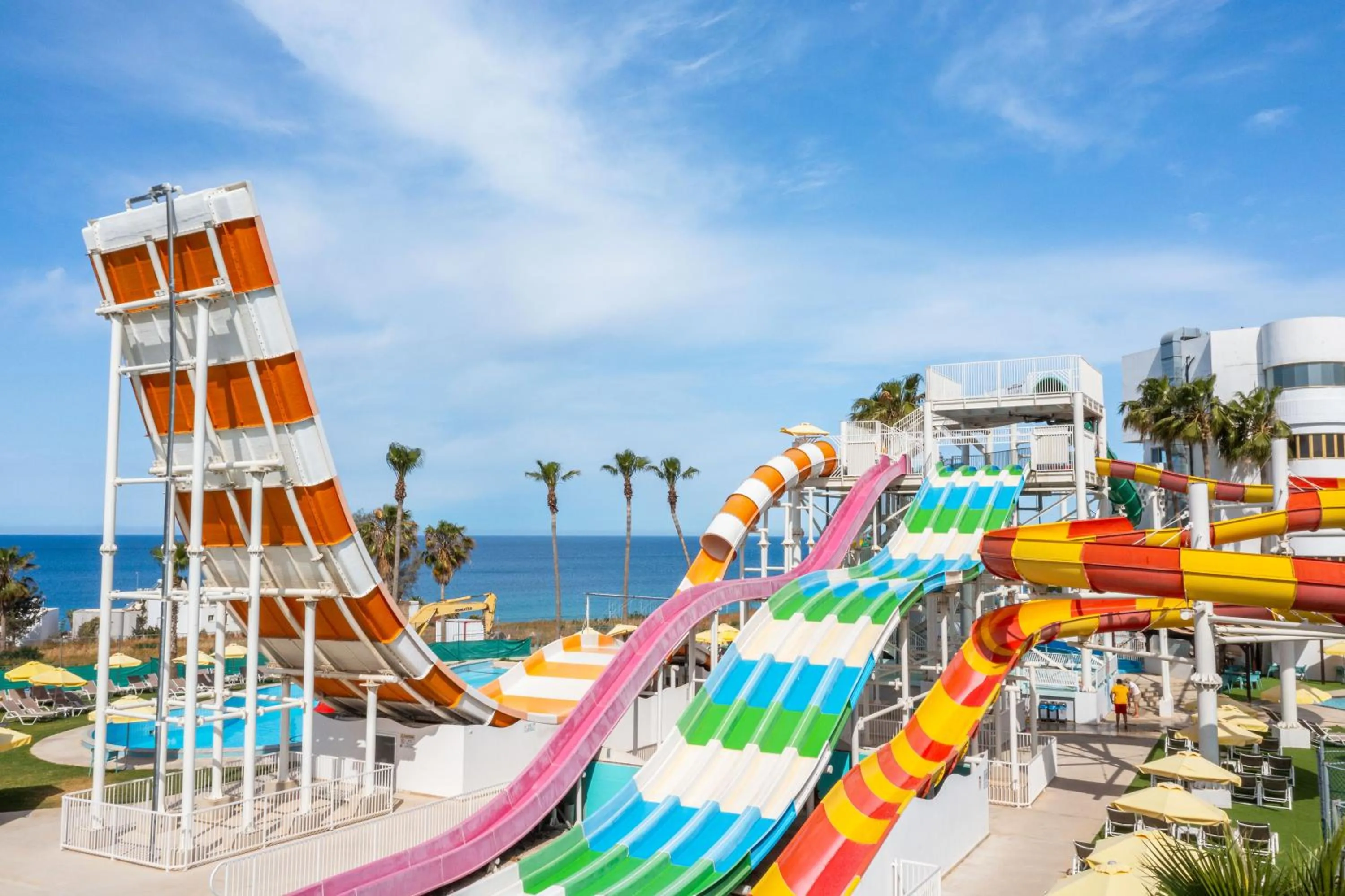 Aqua park in Leonardo Laura Beach & Splash Resort