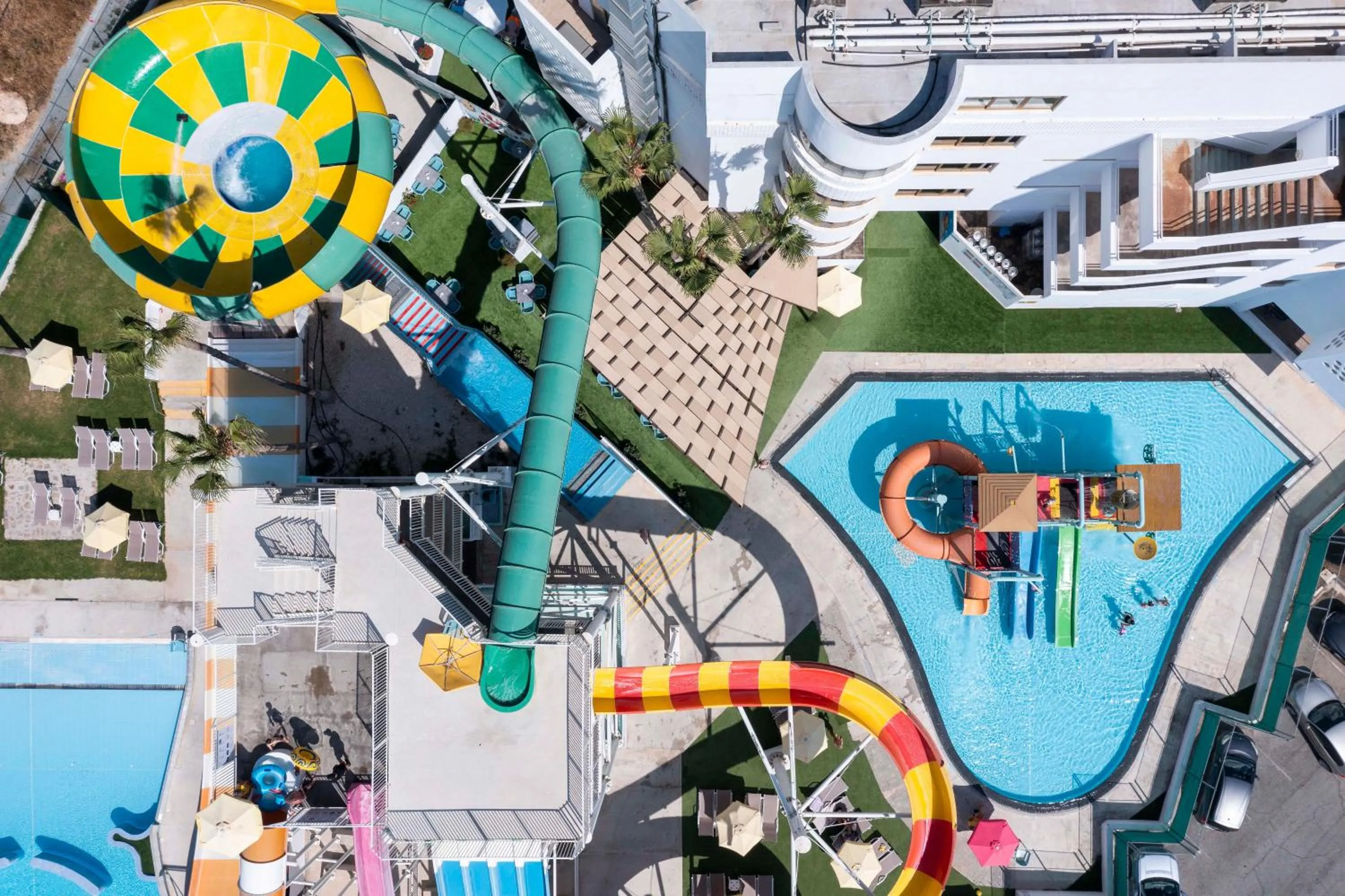 Aqua park in Leonardo Laura Beach & Splash Resort