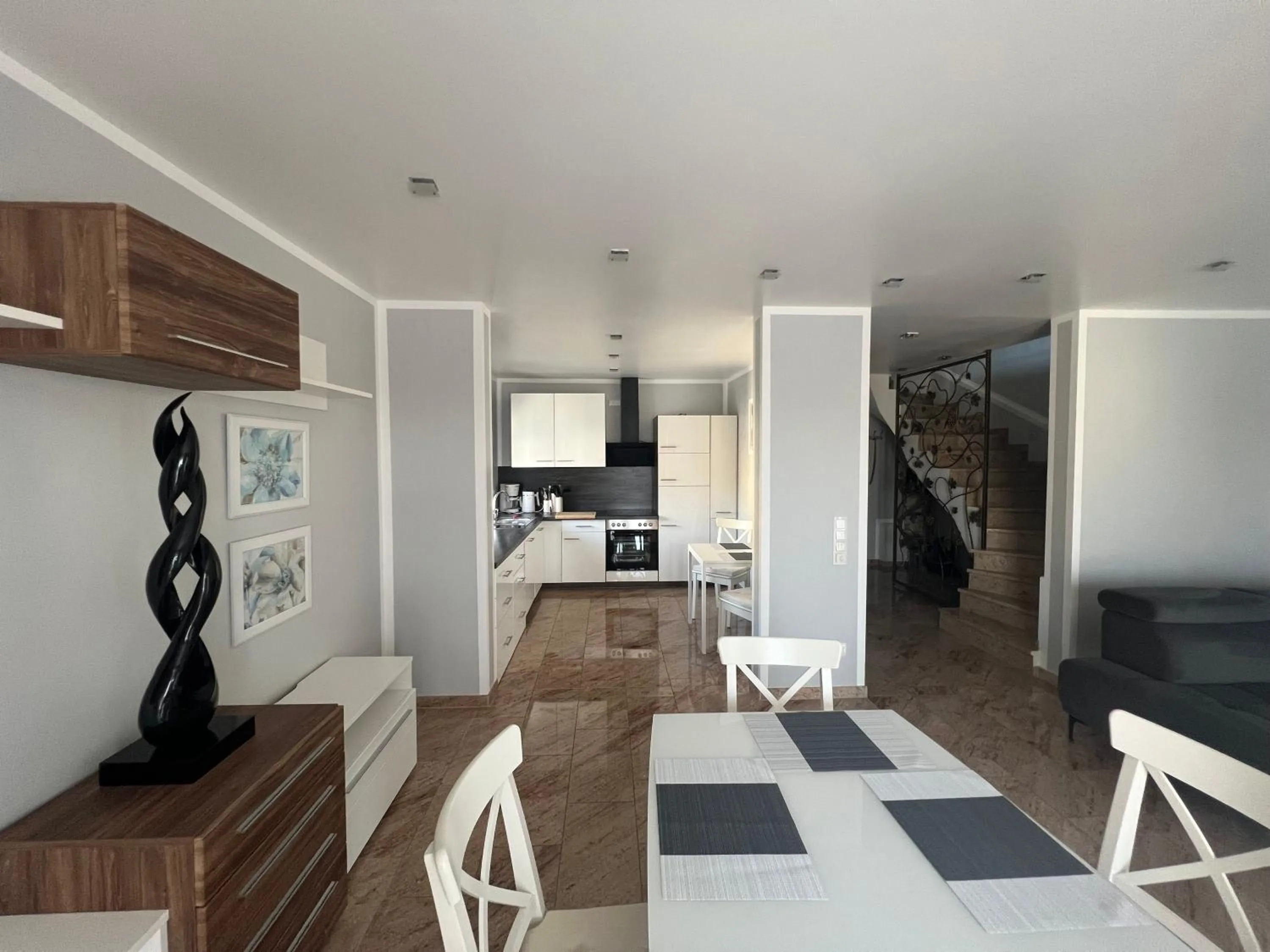 Living room in Merkel Villa Apartamente