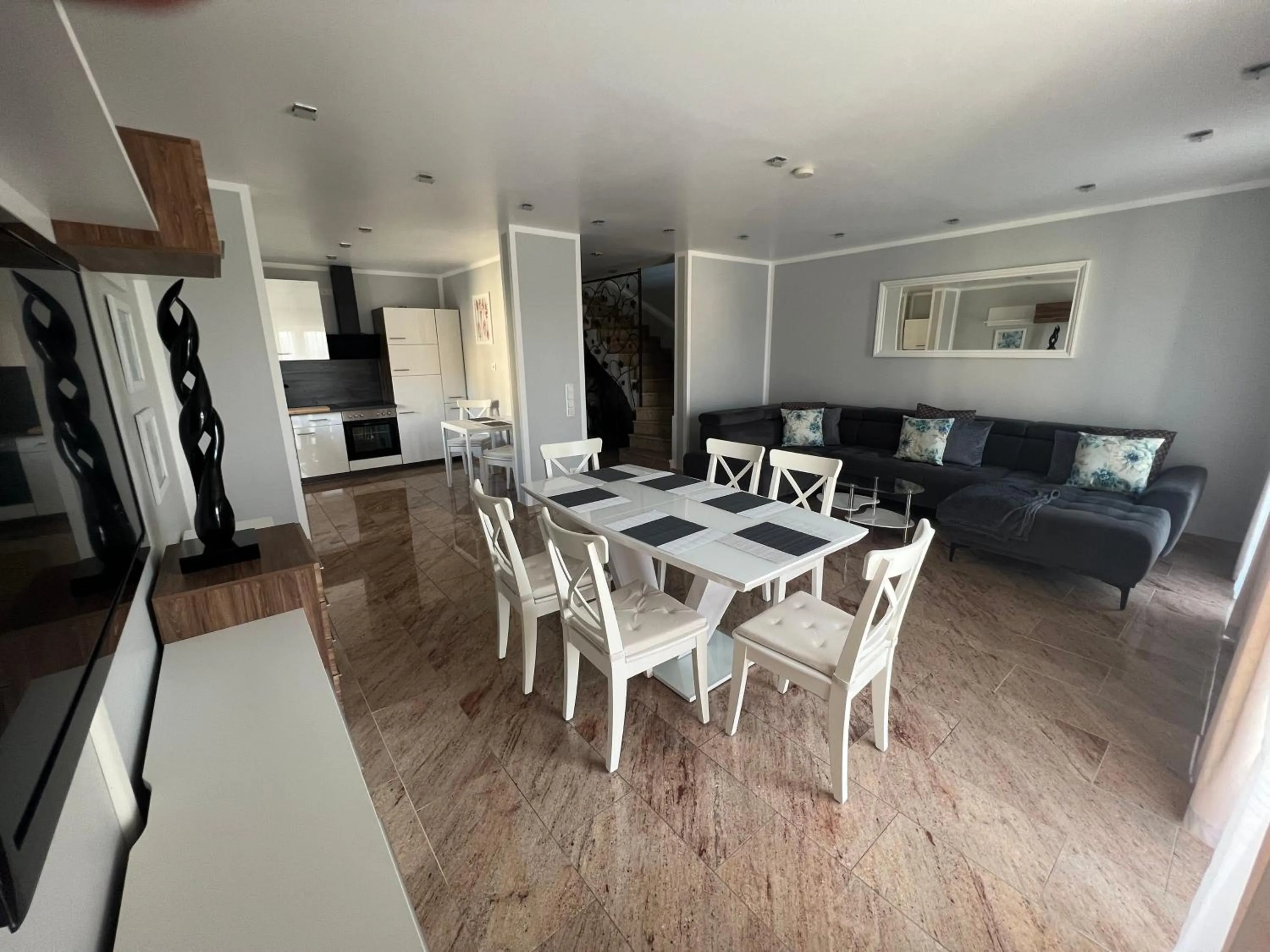 Living room in Merkel Villa Apartamente